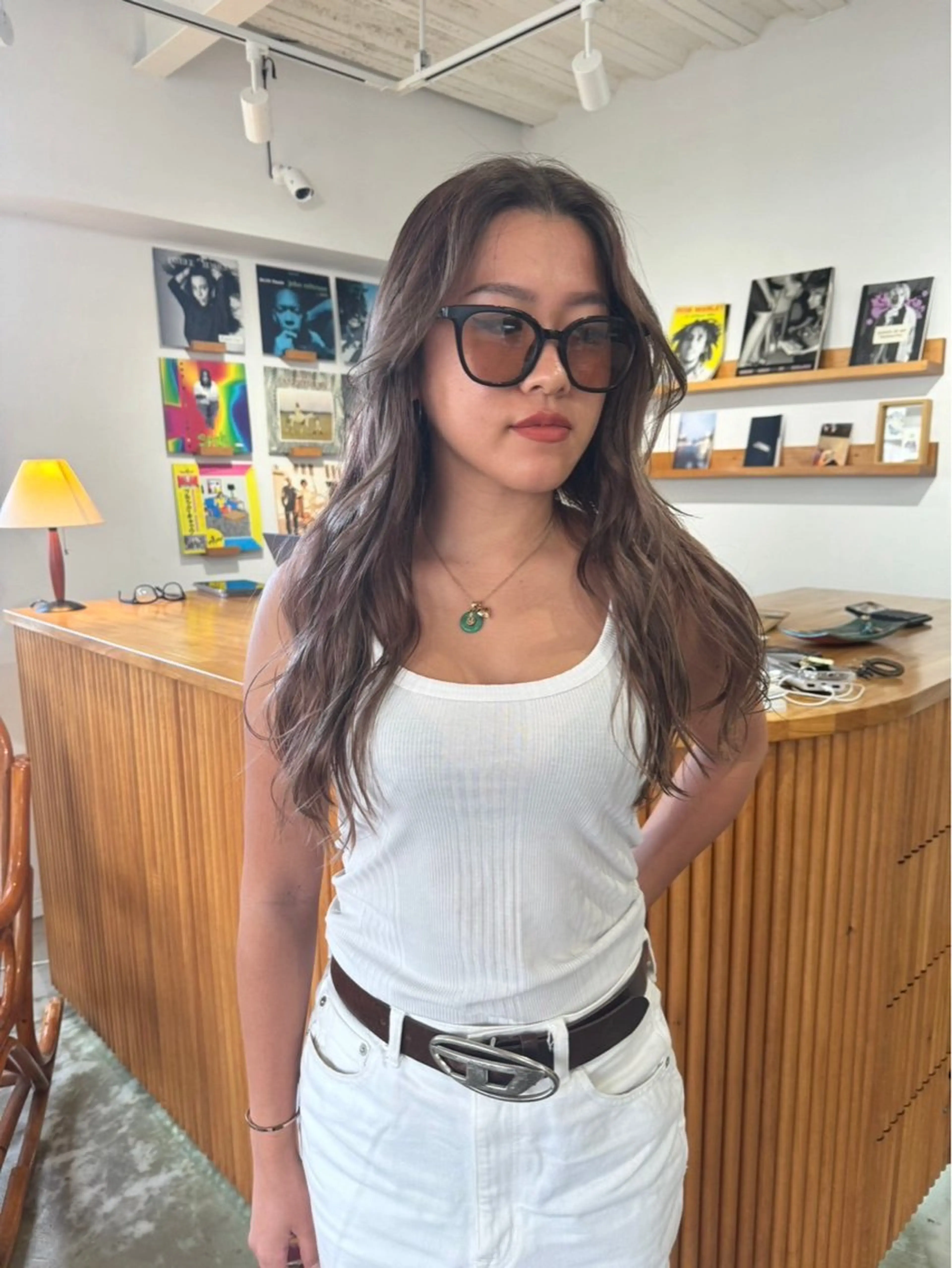 ロング KOU×北谷× BY MY SIDEのヘアスタイル