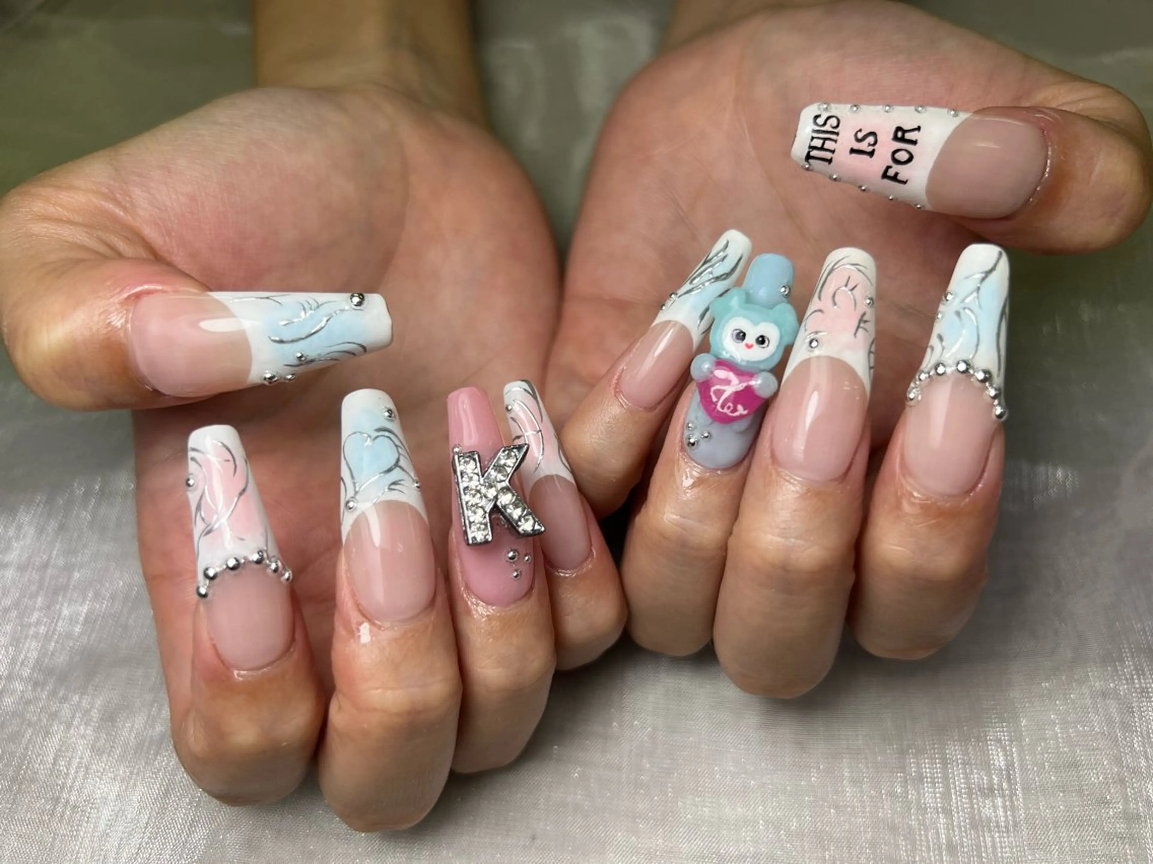 ネイル ハンドネイル Mana‪ ‪·͜· ❤︎‬のネイルデザイン