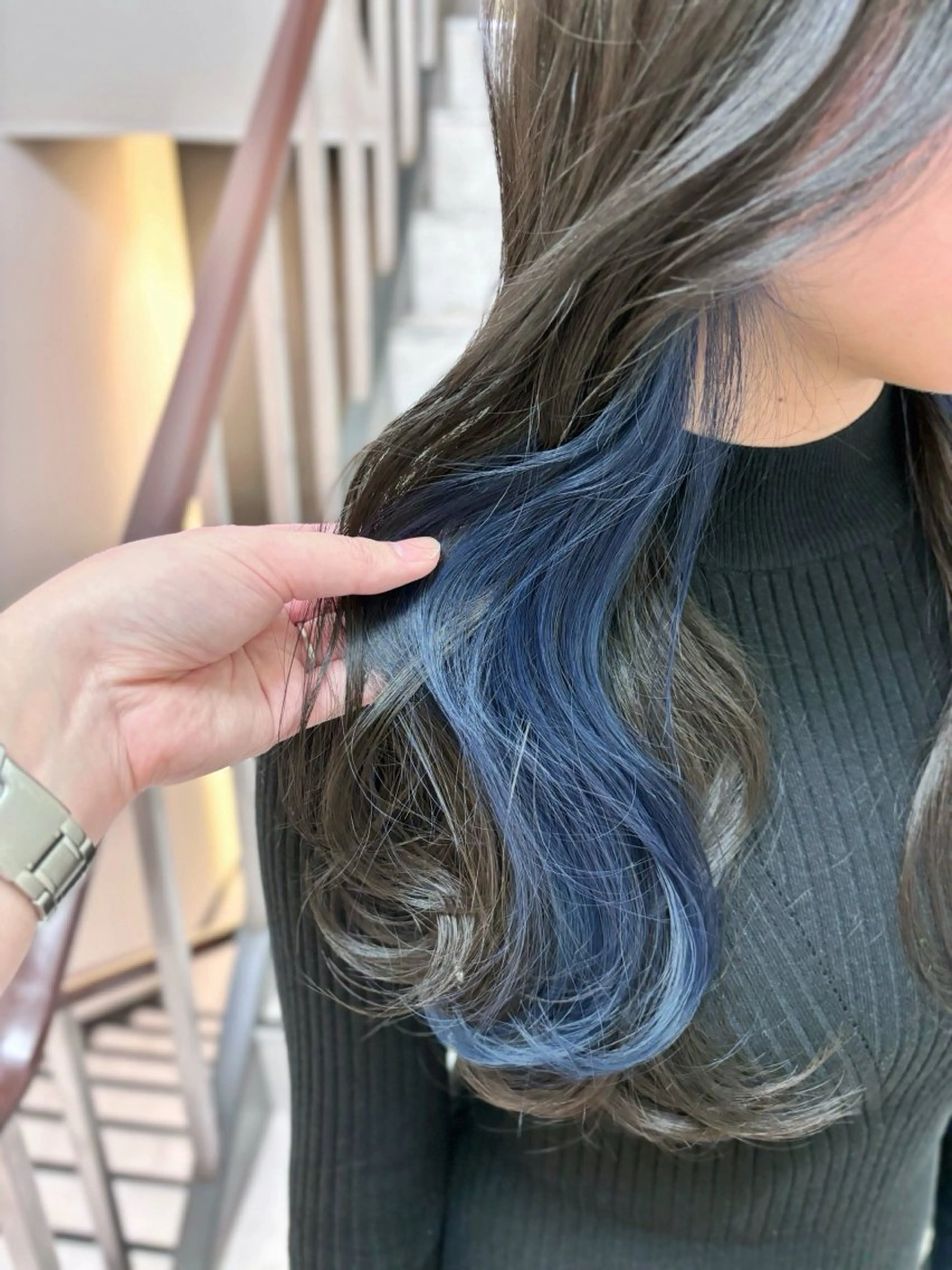 【ミニモ学割】🎀インナーカラー（ブリーチ）＋カラー＋シルクTRの写真