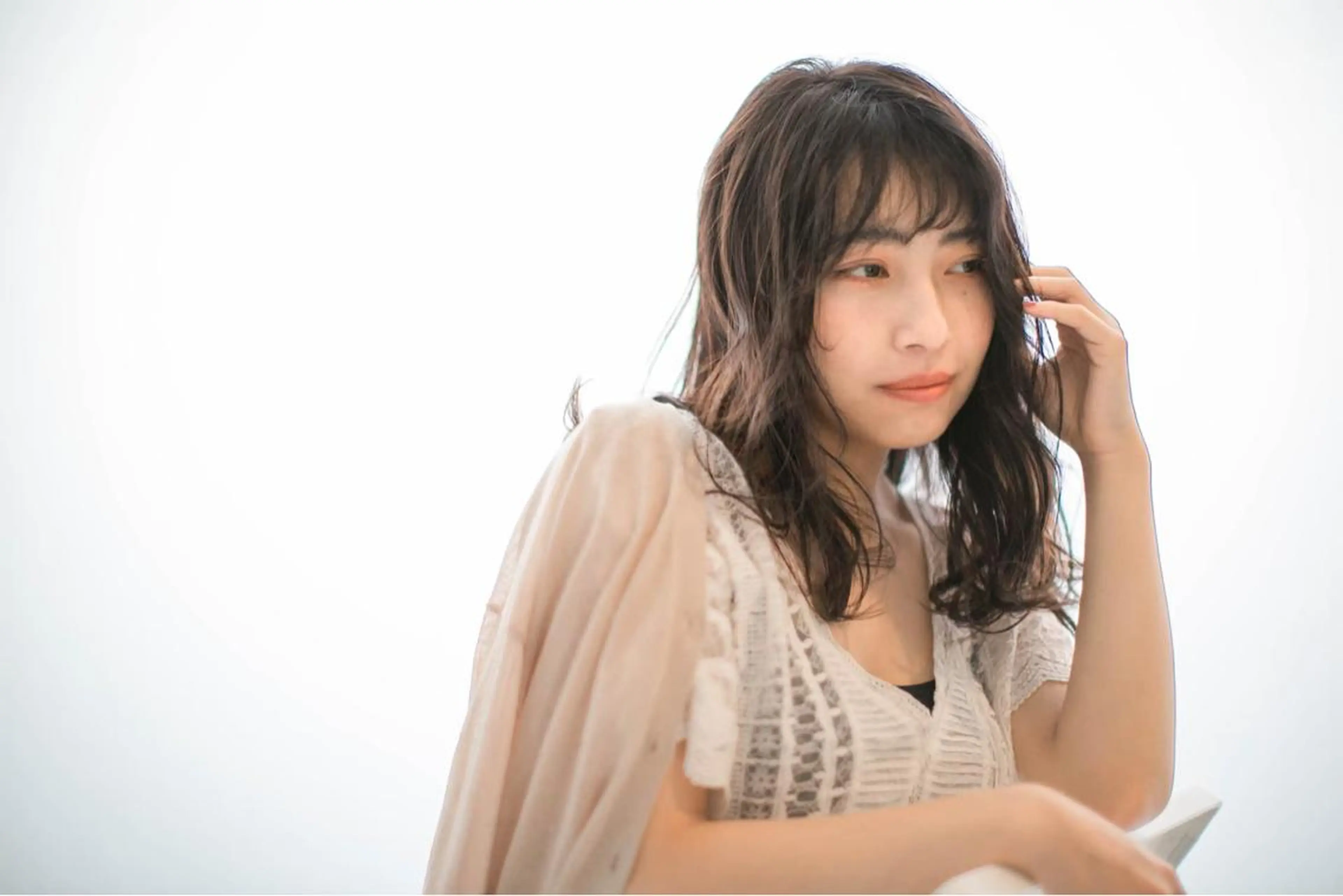 ロング 髪質改善ストレート、 カラー清野雄大のヘアスタイル