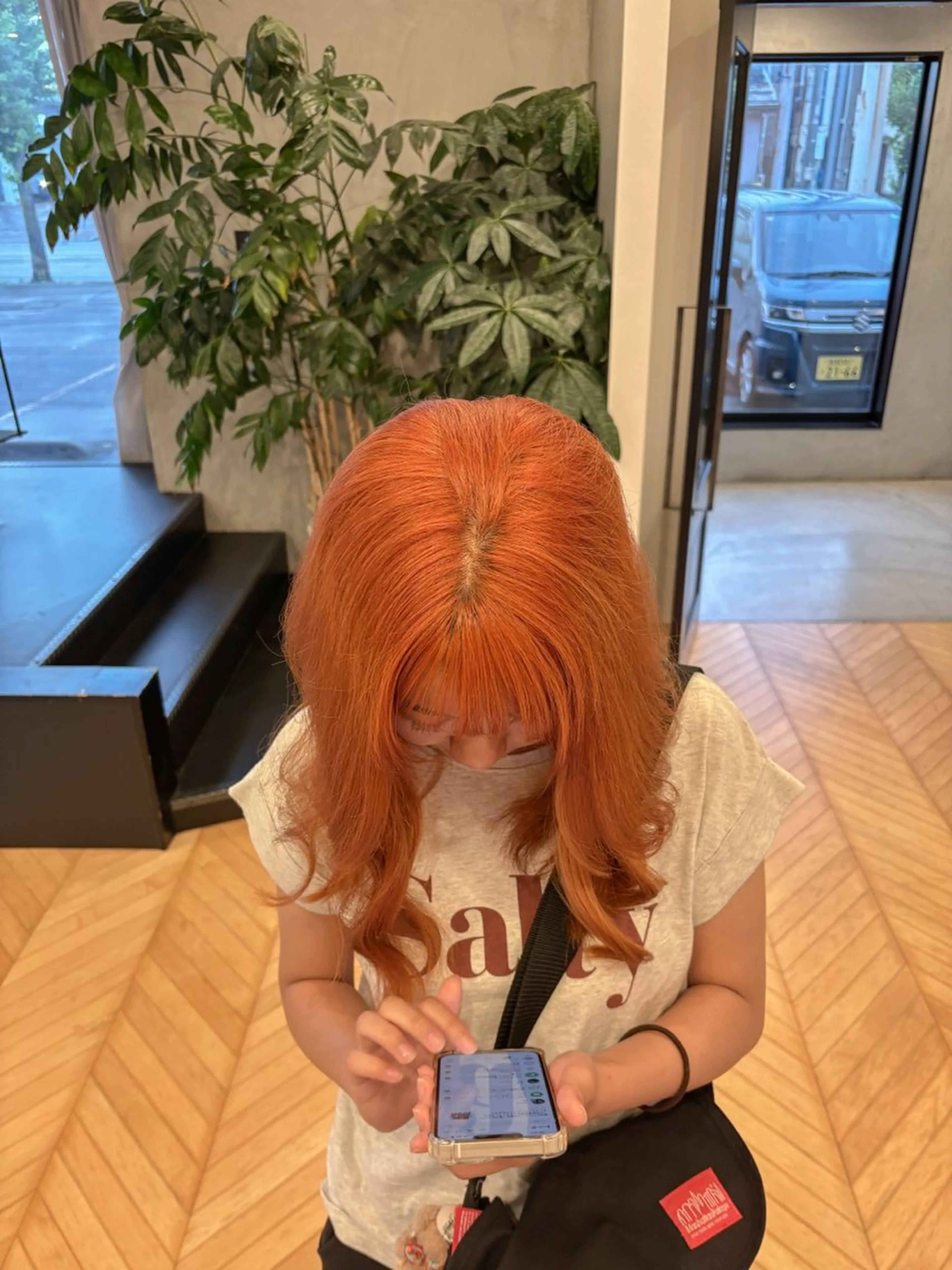 カラー 韓国ボブ/顔周り/べ ージュ/織田百華🎀のヘアスタイル