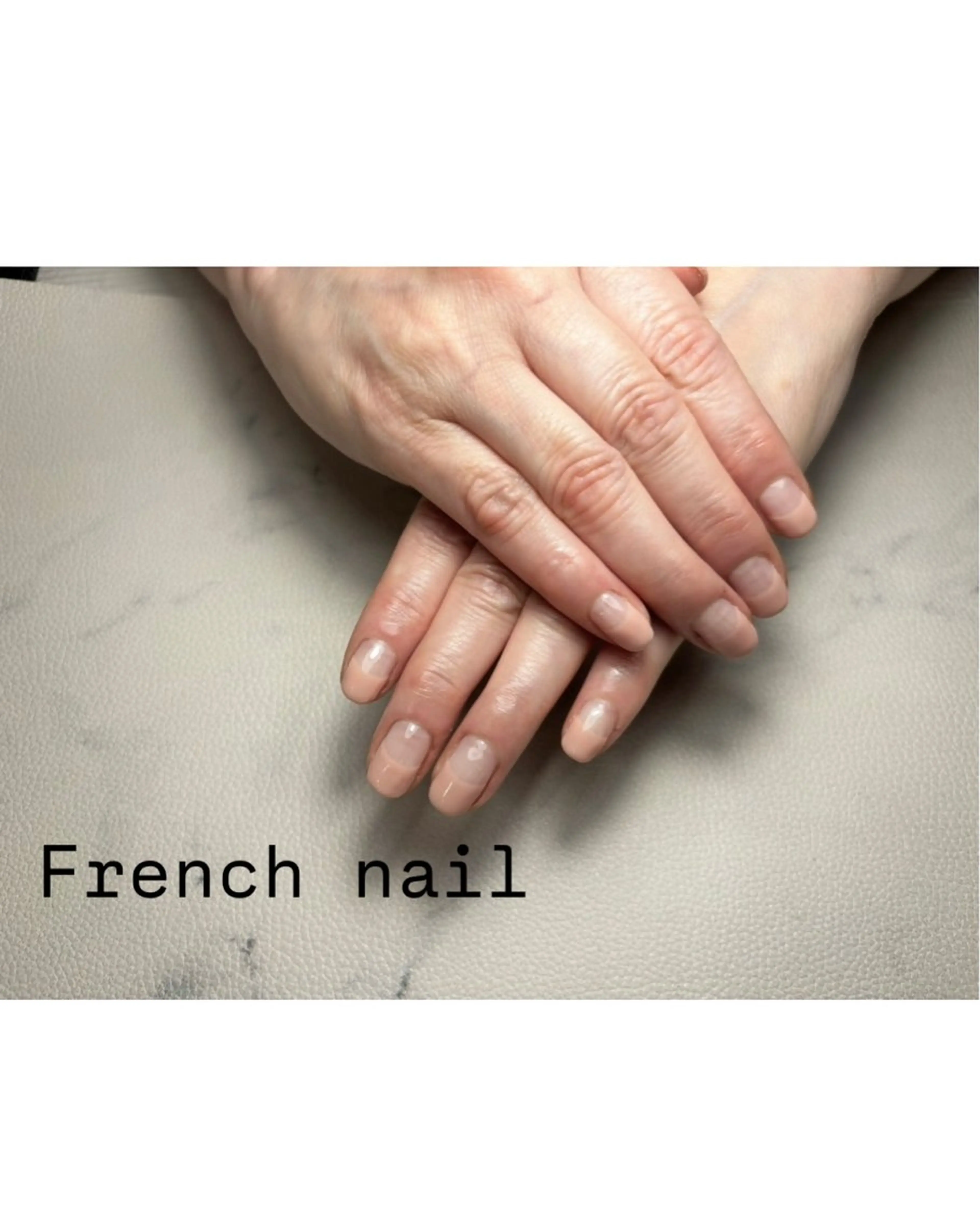 ネイル フレンチネイル BellaLuna 武藤美里のネイルデザイン