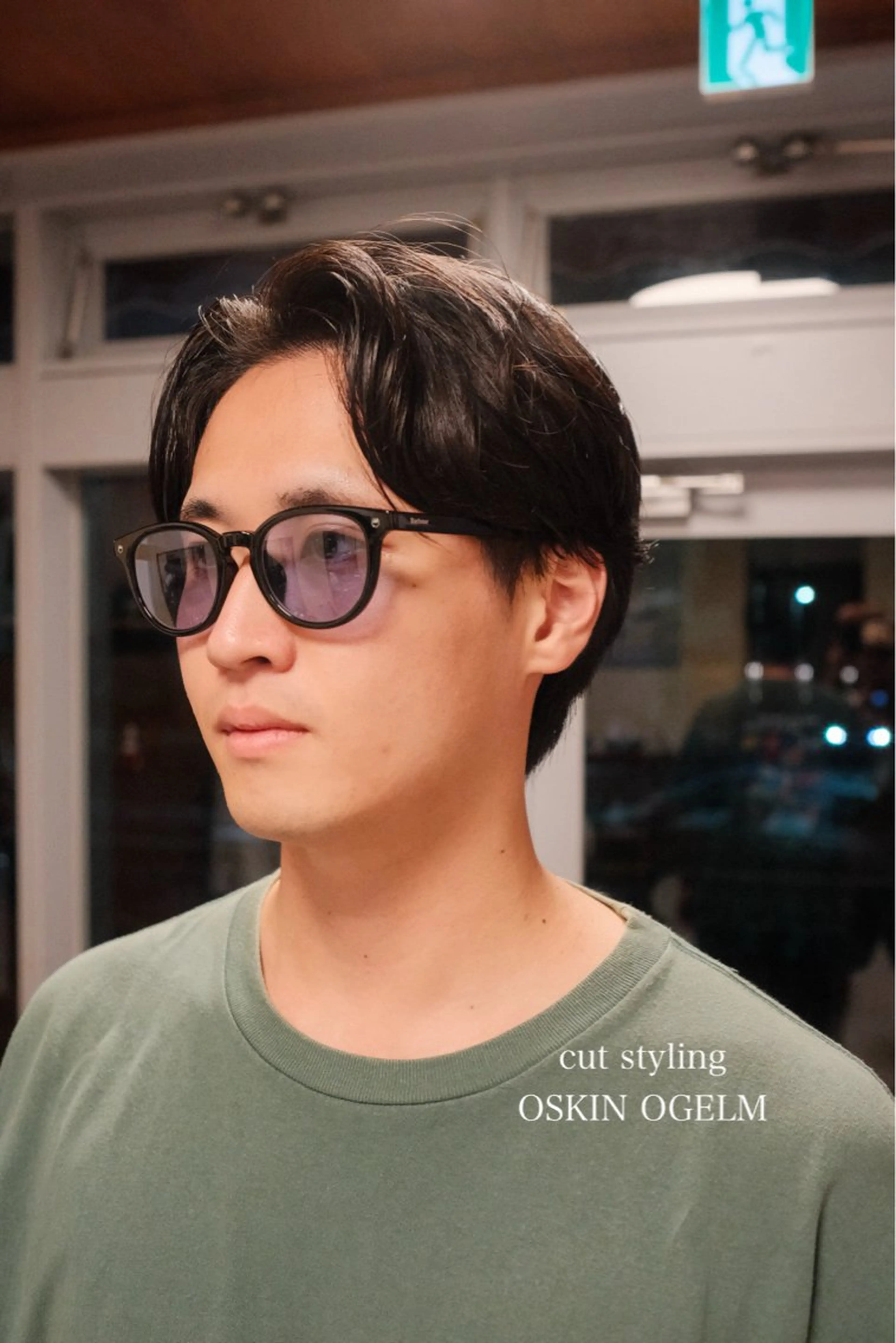 メンズ カット パーマ メンズパーマ いしだ りょうのヘアスタイル