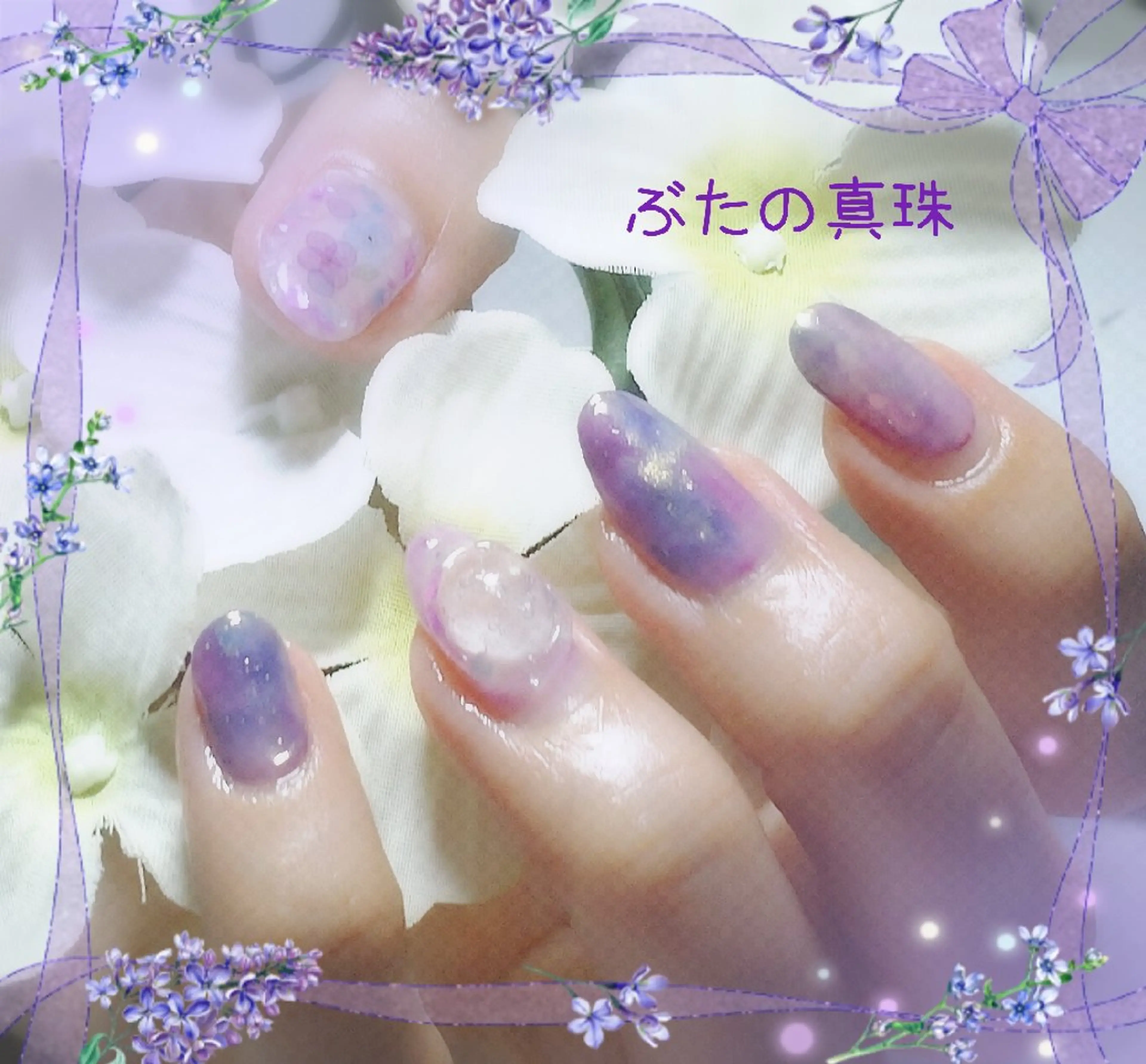 ネイル ハンドネイル 林 珠里のネイルデザイン