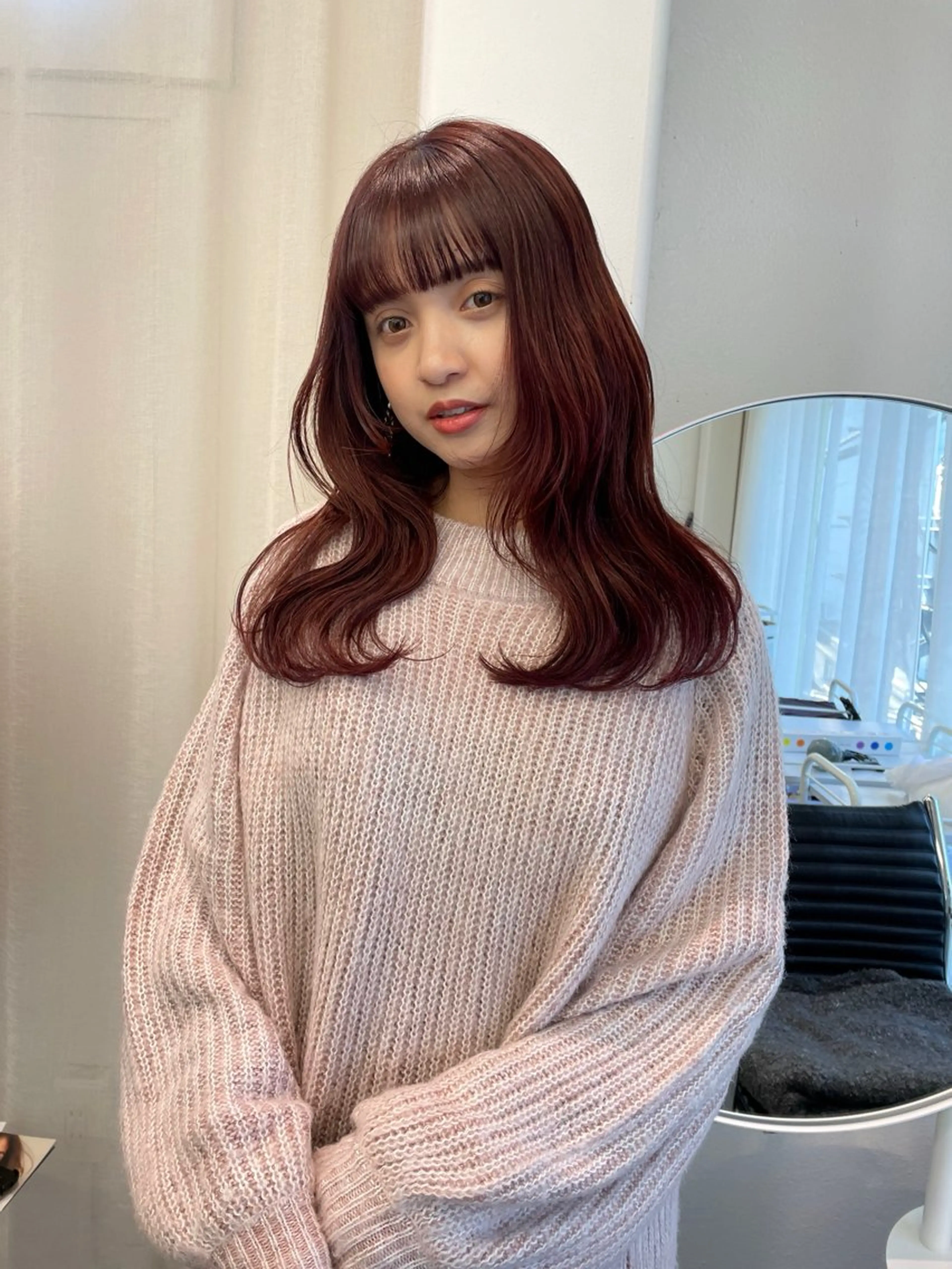 ロング カラー ブリーチ ダブルカラー ブリーチなしカラー カット ヘアカラー トリートメント レイヤーカット🎀 kanaのヘアスタイル