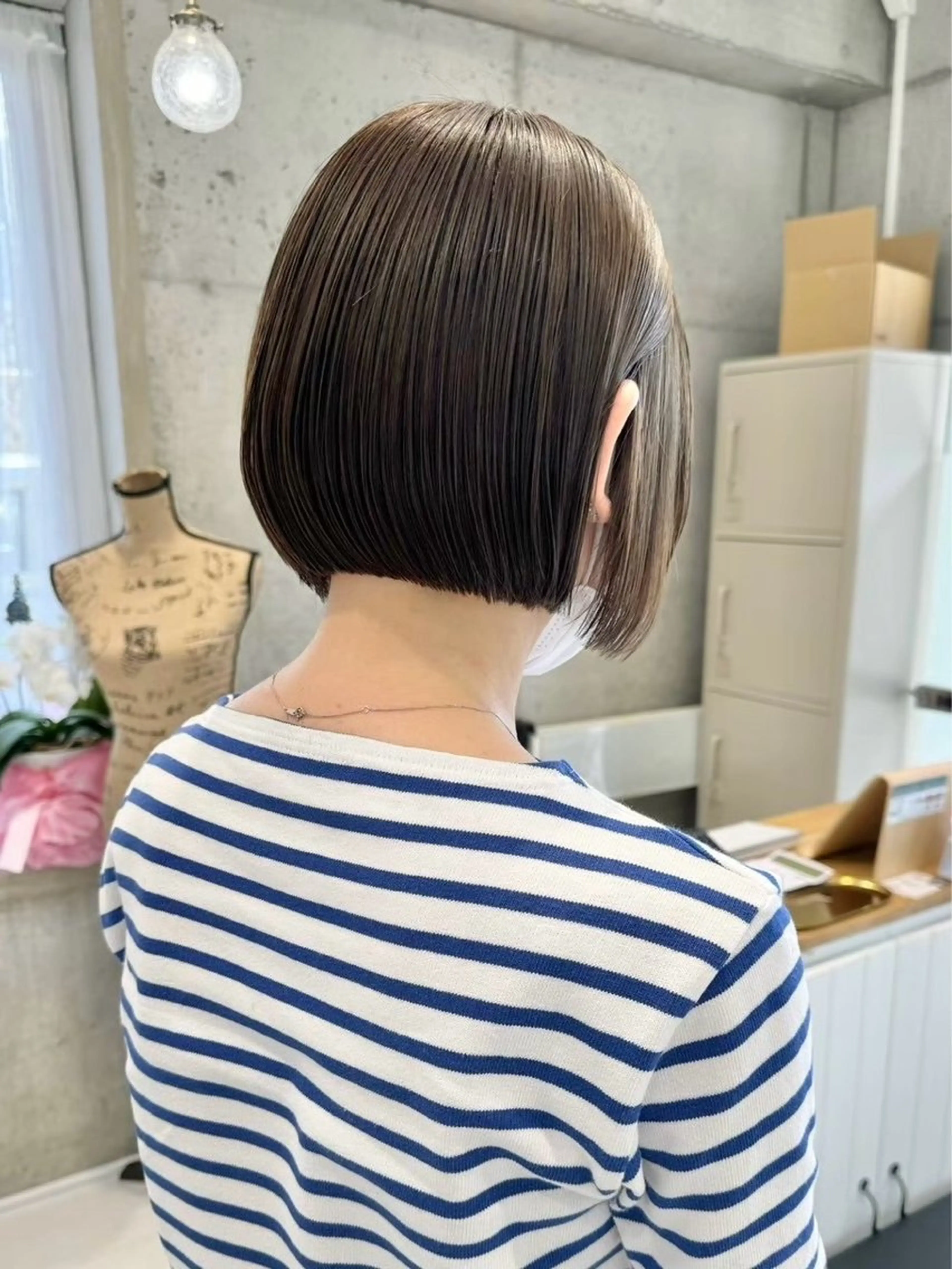 ショート 山崎結菜 🫧透明感カラーのヘアスタイル