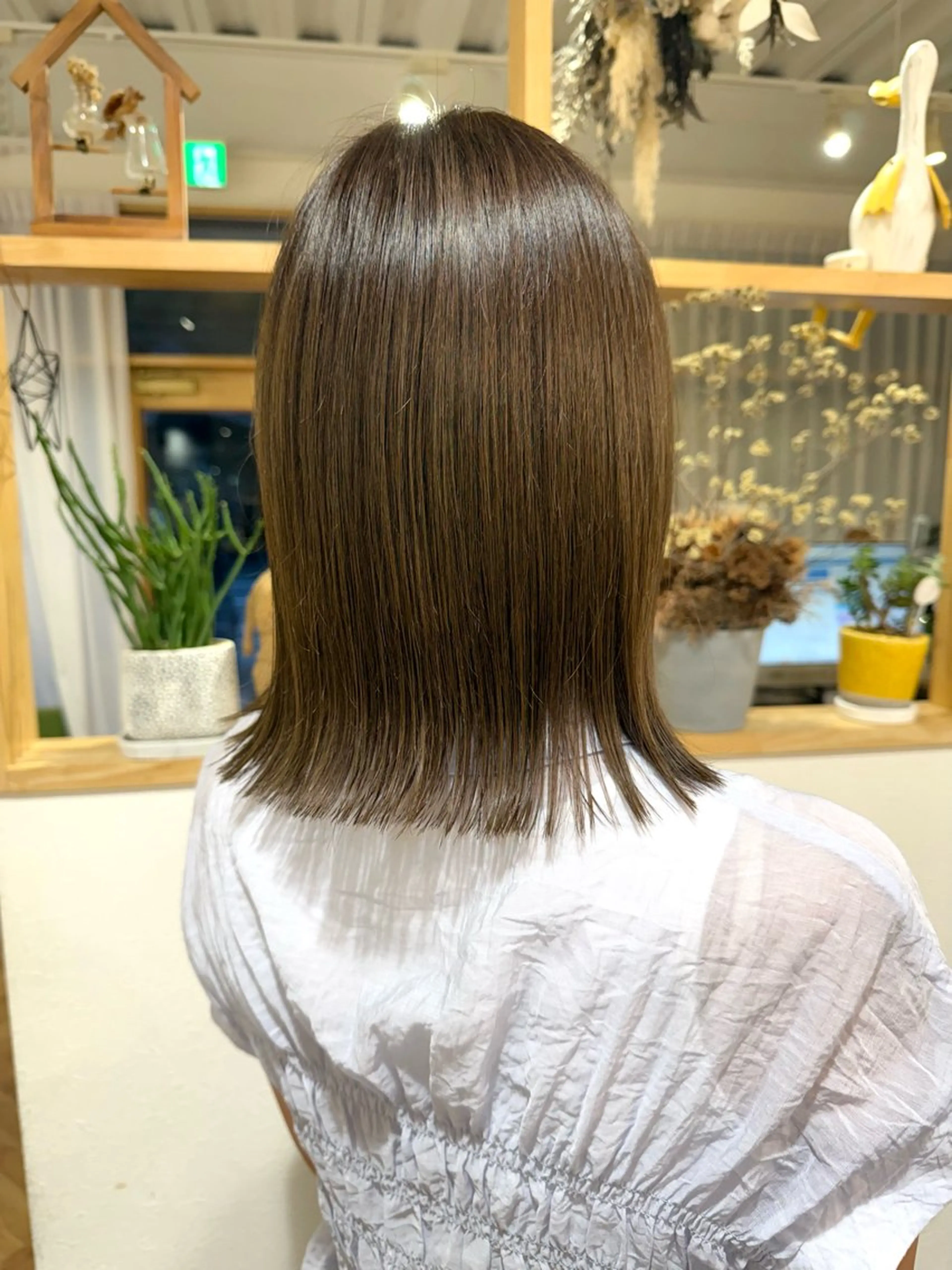 ミディアム ヘアカラー merc.☘️平岩 那月のヘアスタイル