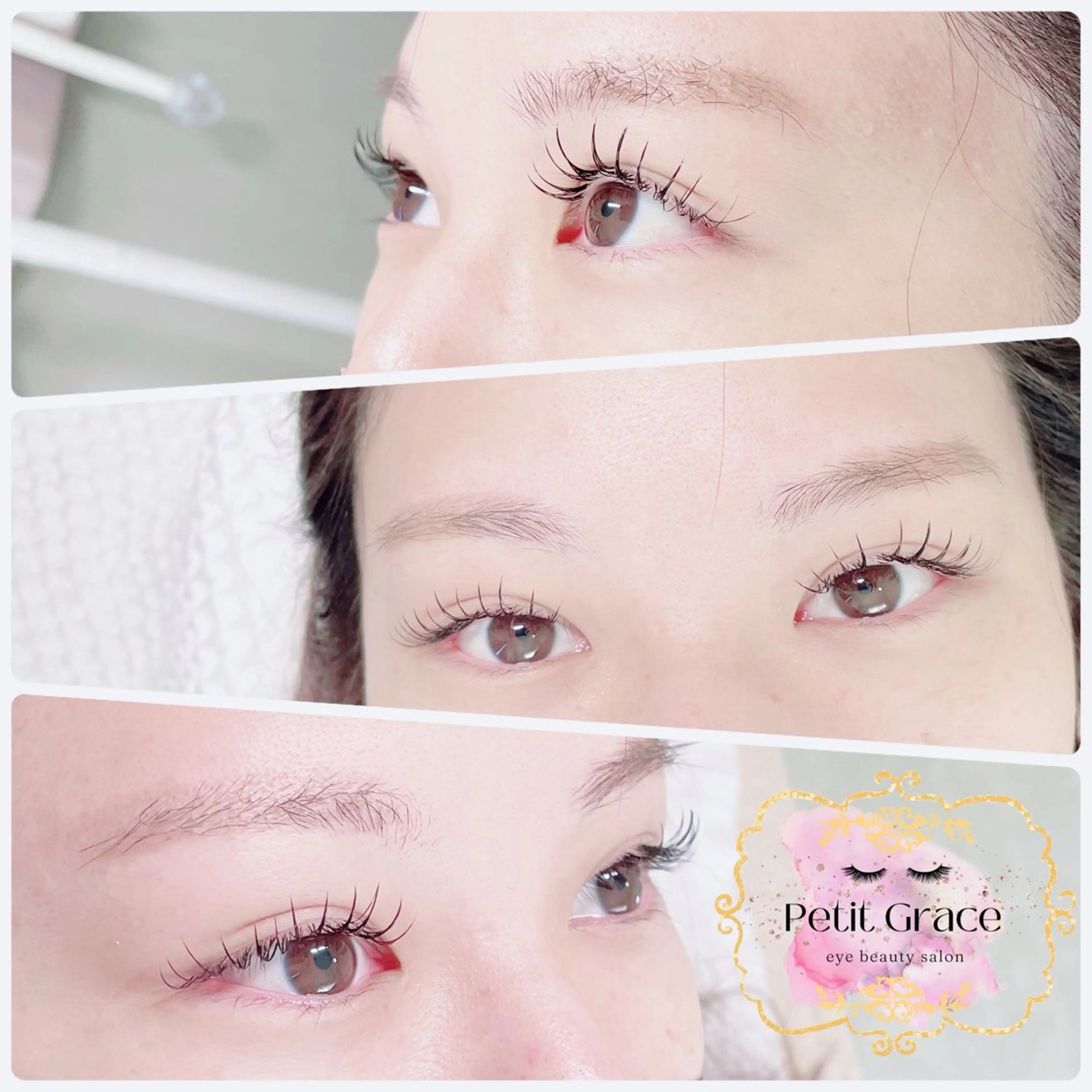 マツエク・マツパ 付け放題 フラットラッシュ Petit graceのマツエク・マツパデザイン