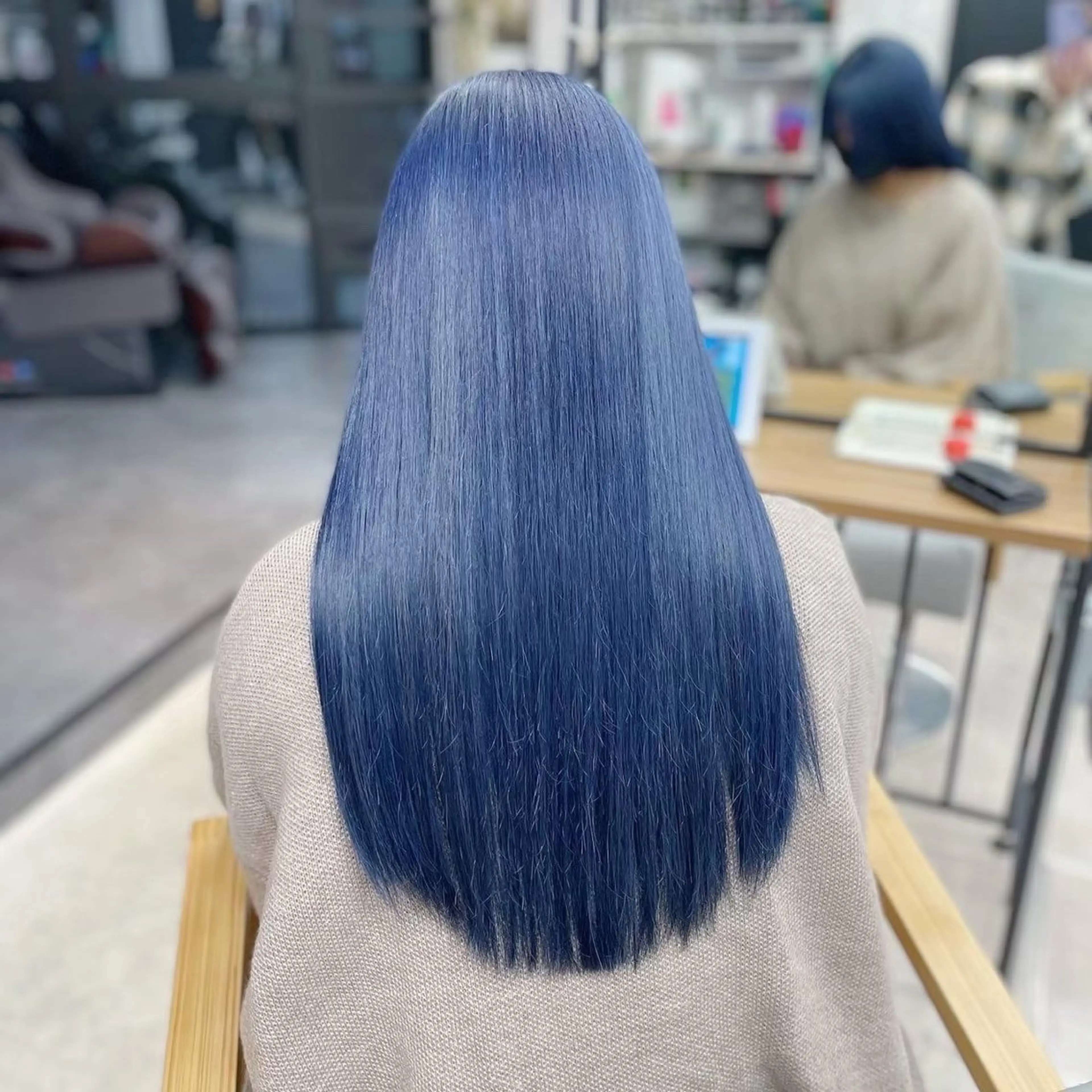 ロング カラー カット ヘアカラー ダブルカラー特化💍 tiam💍韓国ヘアのヘアスタイル