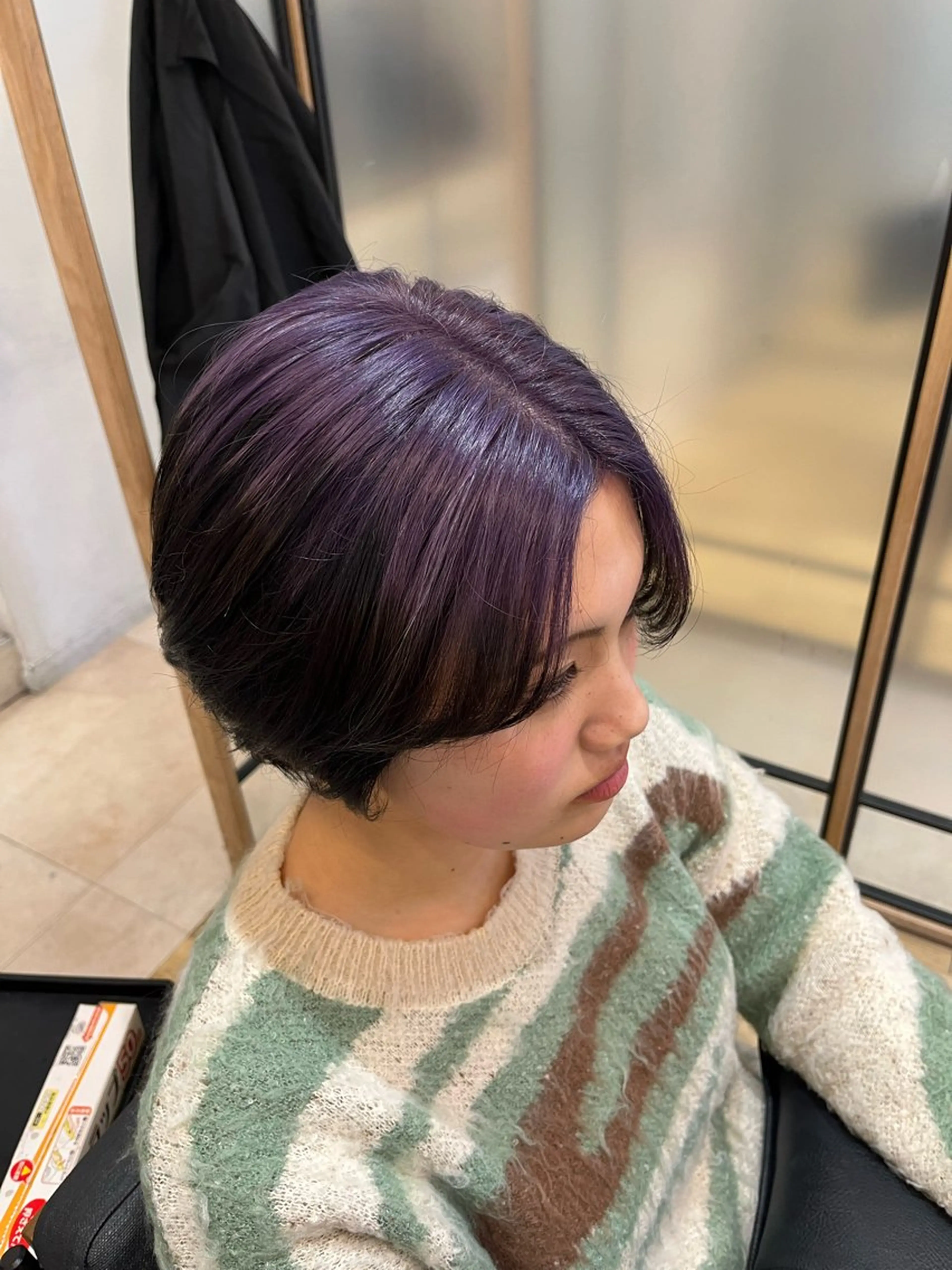 ショート カラー ヘアカラー トリートメント 🟦メンズ特化🟦 たかしま　あさひのヘアスタイル