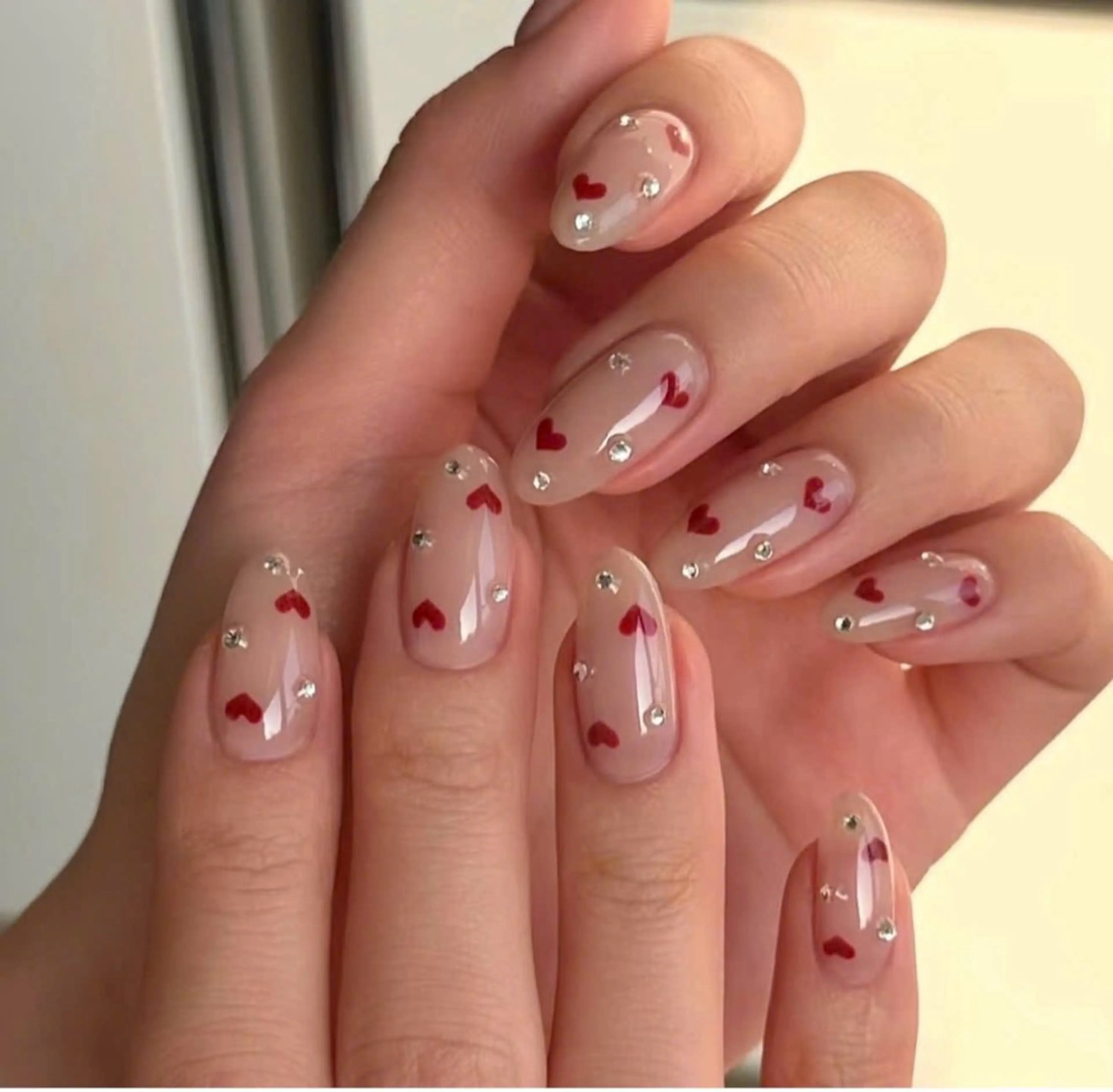 ネイル キラキラネイル マグネットネイル ミラーネイル ニュアンスネイル 春ネイル ハンドネイル Lina所属・MeiMei Nail モデル募集のネイルデザイン