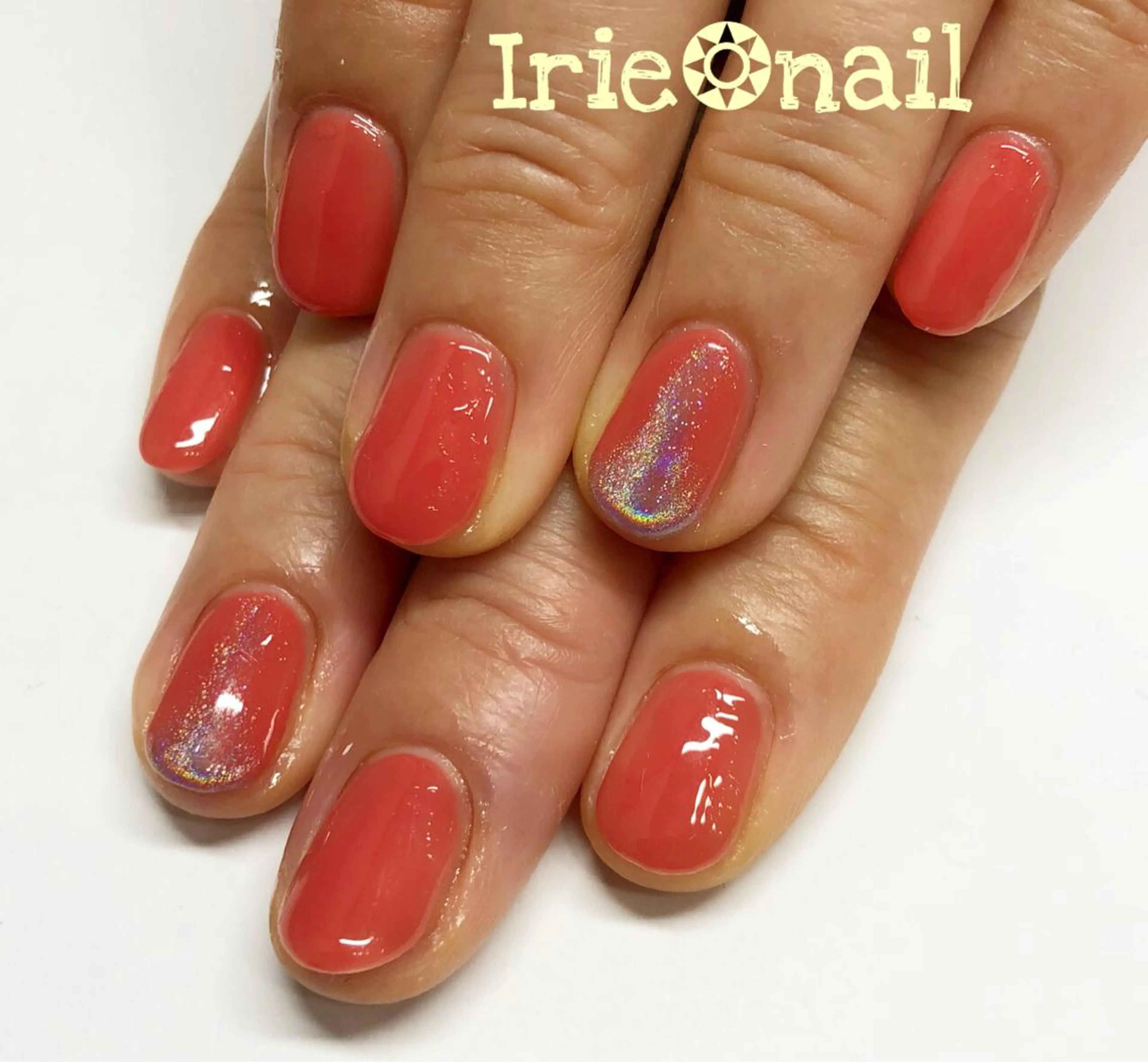 ネイル アートネイル シンプルネイル Hair salon Irie所属・與儀 知佳のネイルデザイン