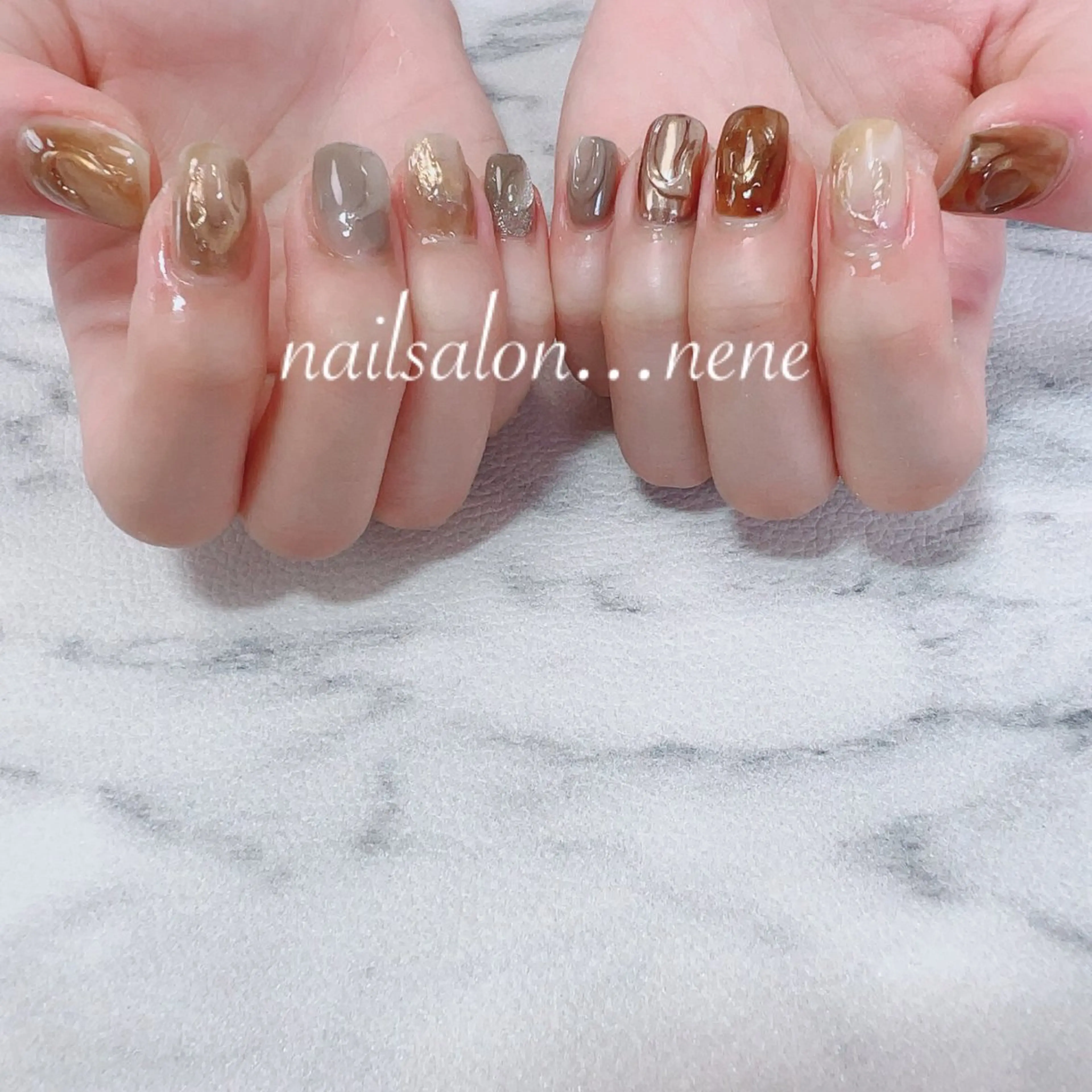 ネイル ニュアンスネイル nailsalon ...neneのネイルデザイン