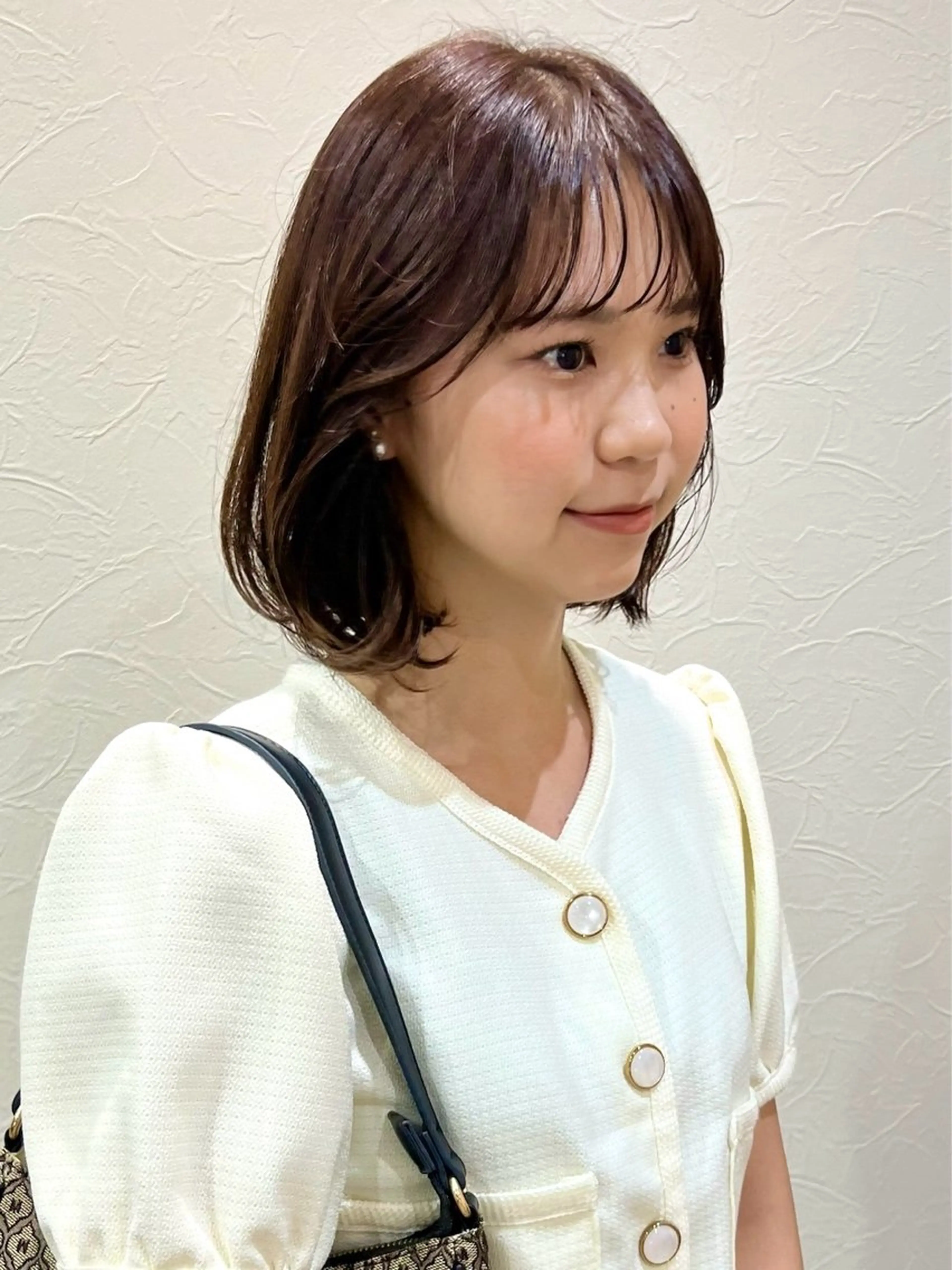 セミロング カラー ヘアカラー Kasumi /伏見 /髪質改善/ロングのヘアスタイル