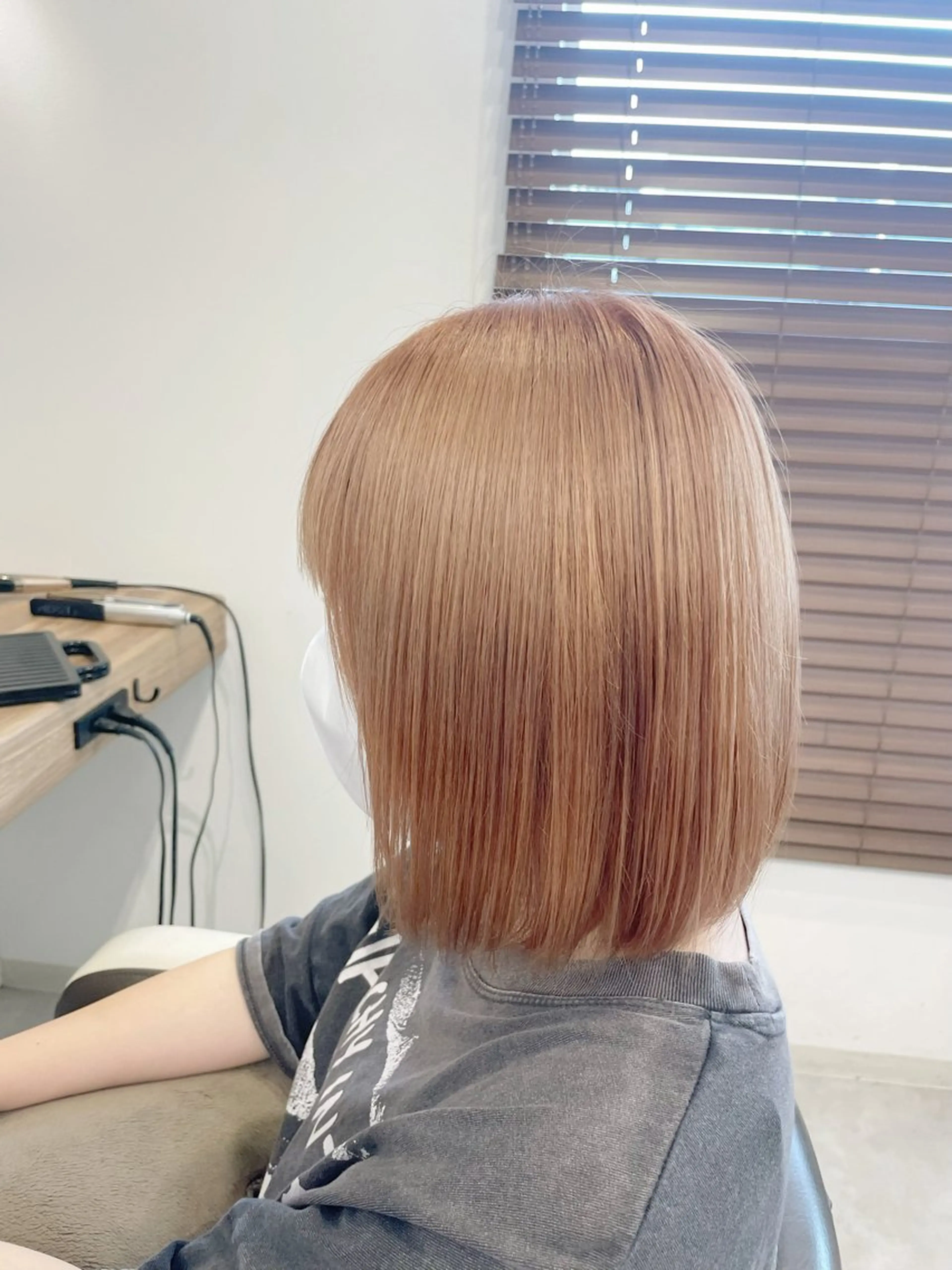 ミディアム カラー no4ナチュラル戸祭所属・山越 美裕樹のヘアスタイル