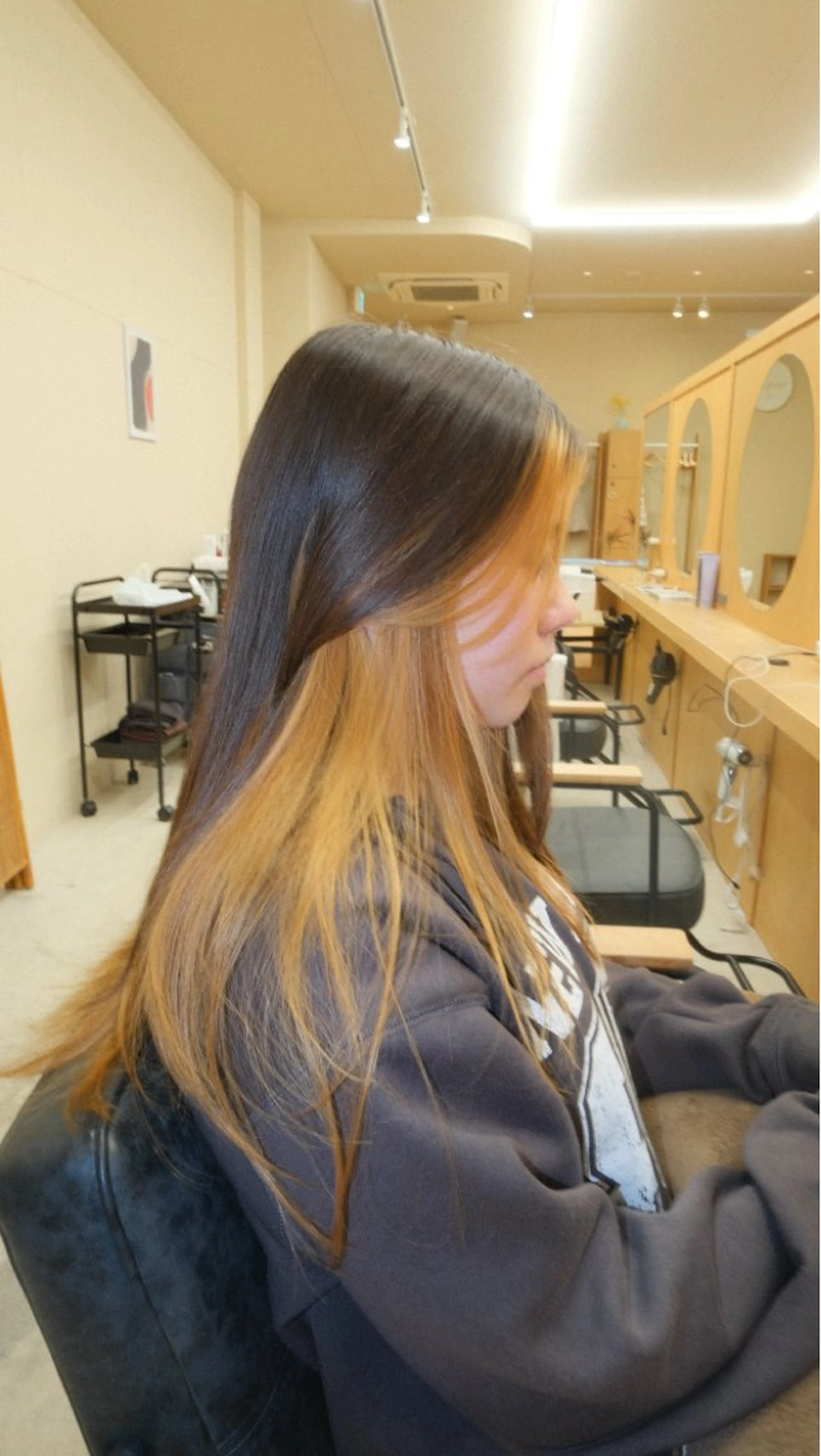 ロング カラー ヘアカラー ブリーチ/ボブ 373☆鎌倉 湘南のヘアスタイル