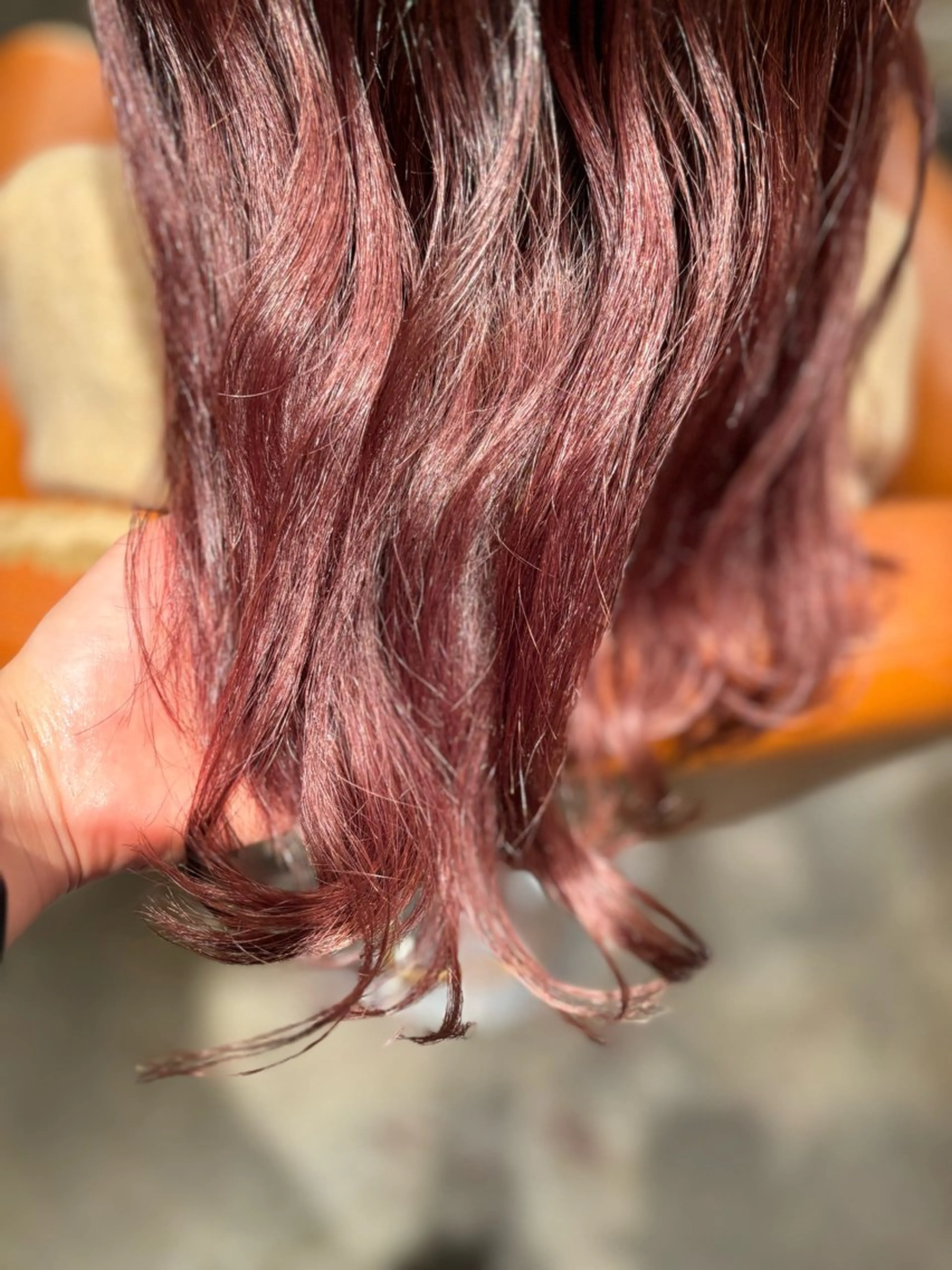 ロング カラー 髪質改善カラー ベージュ🤎YUMEのヘアスタイル