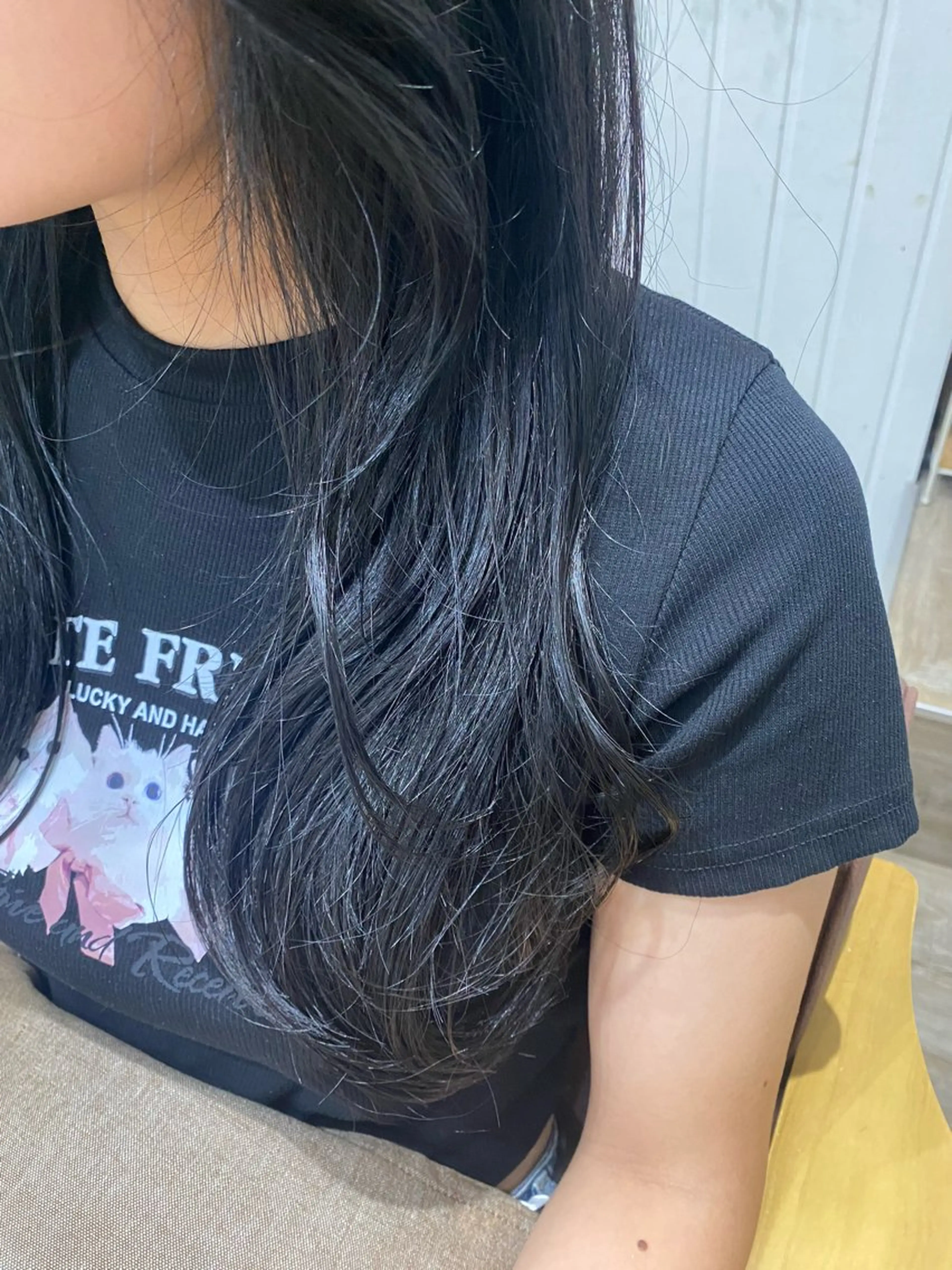 ロング カラー ブリーチ ブラウンカラー 透明感カラー ダブルカラー イルミナカラー N°+aero 😊れいか😊のヘアスタイル