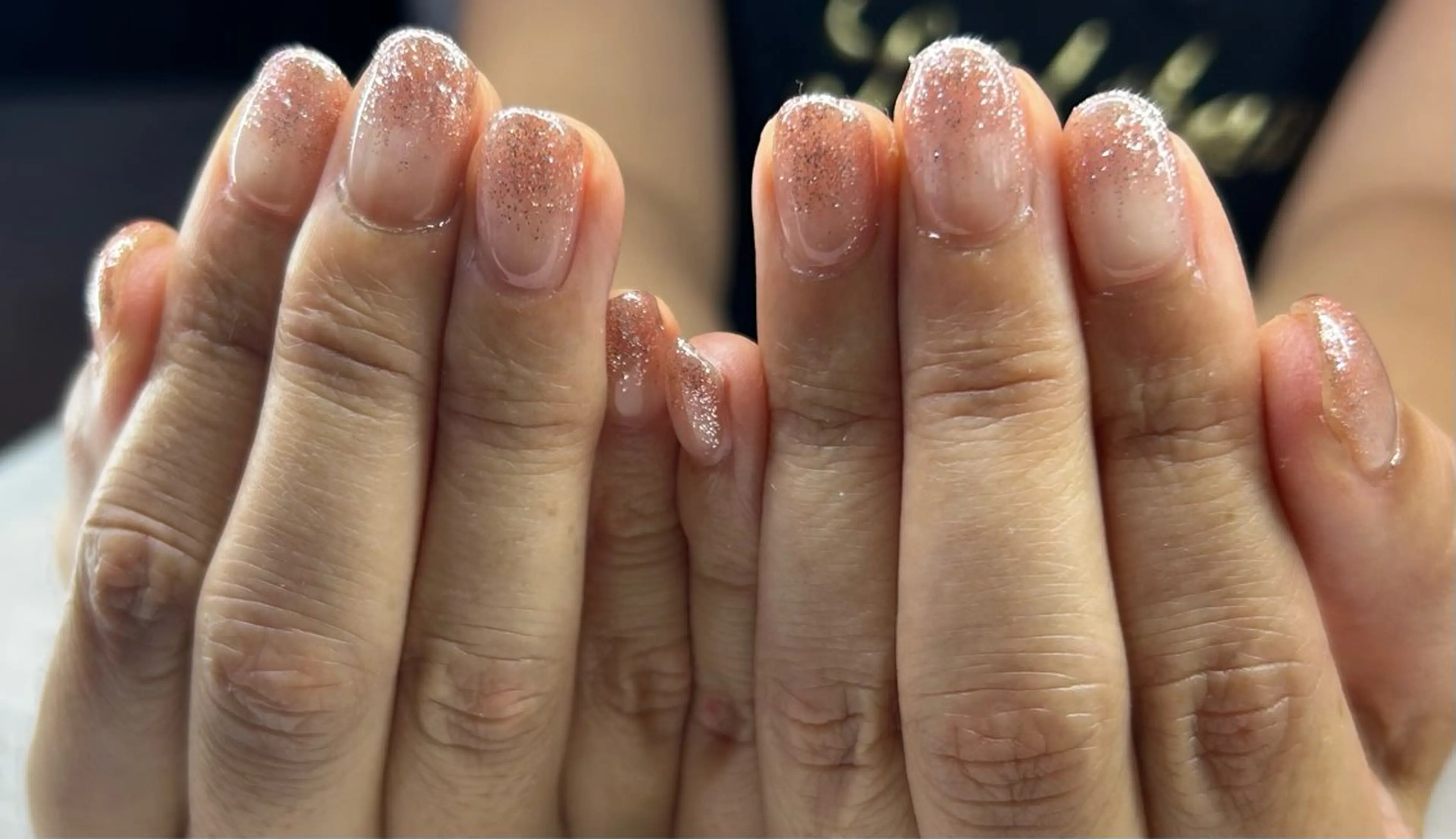 【Jr.ネイリスト】ラメグラデーションの写真