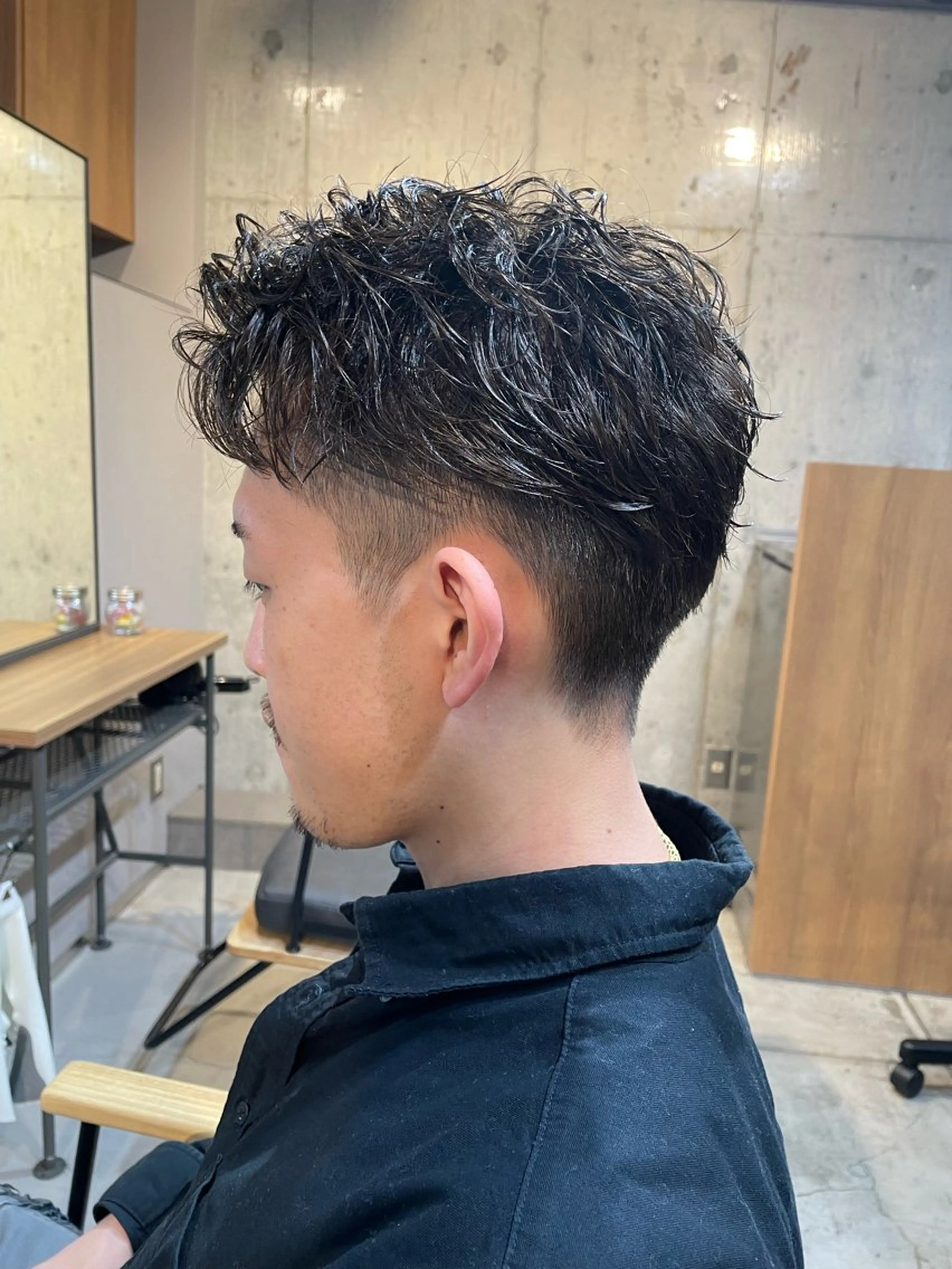 ショート パーマ 廣田 勇海のヘアスタイル