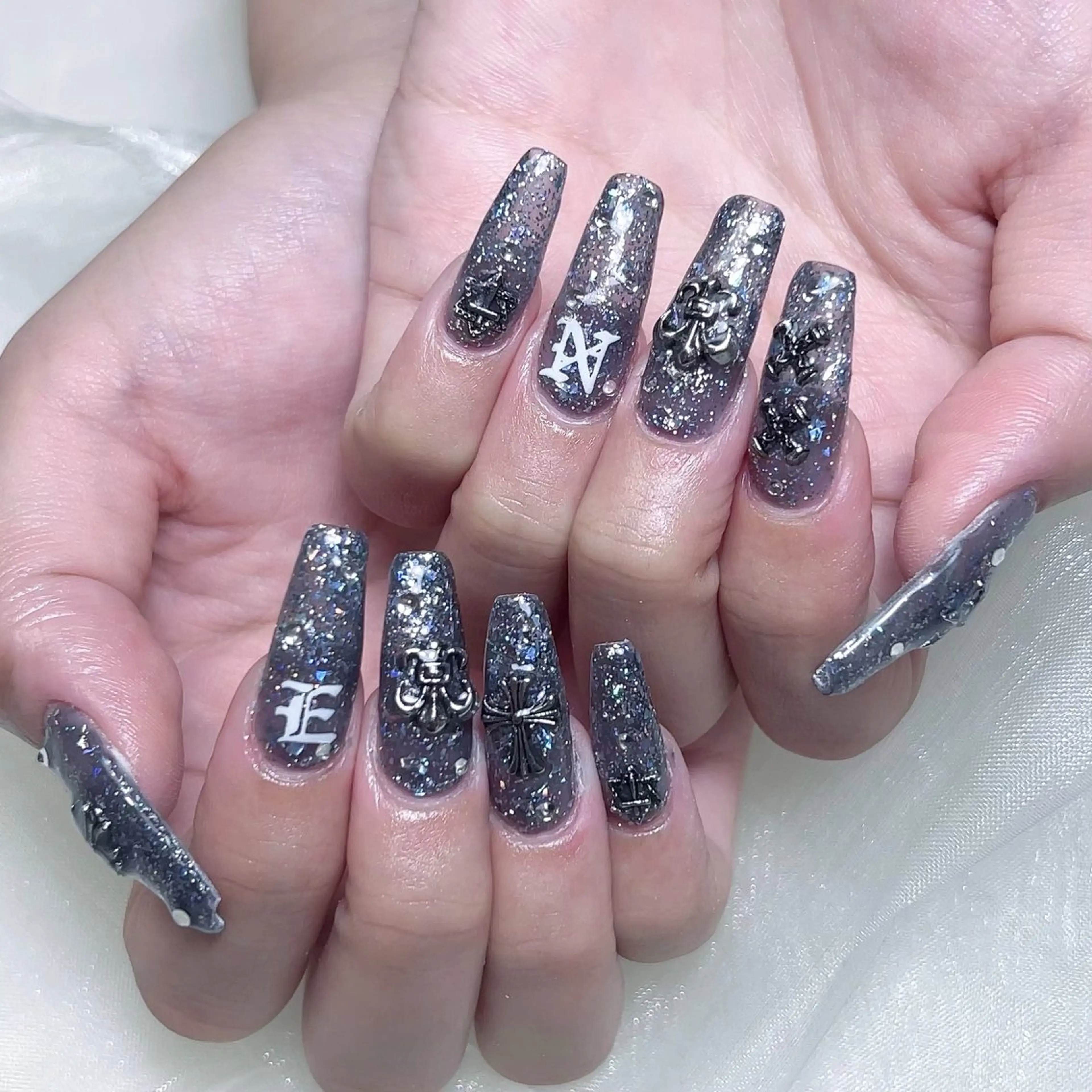 メンズ ネイル 持ち込み ハンドネイル Nail salon 木にいるのネイルデザイン