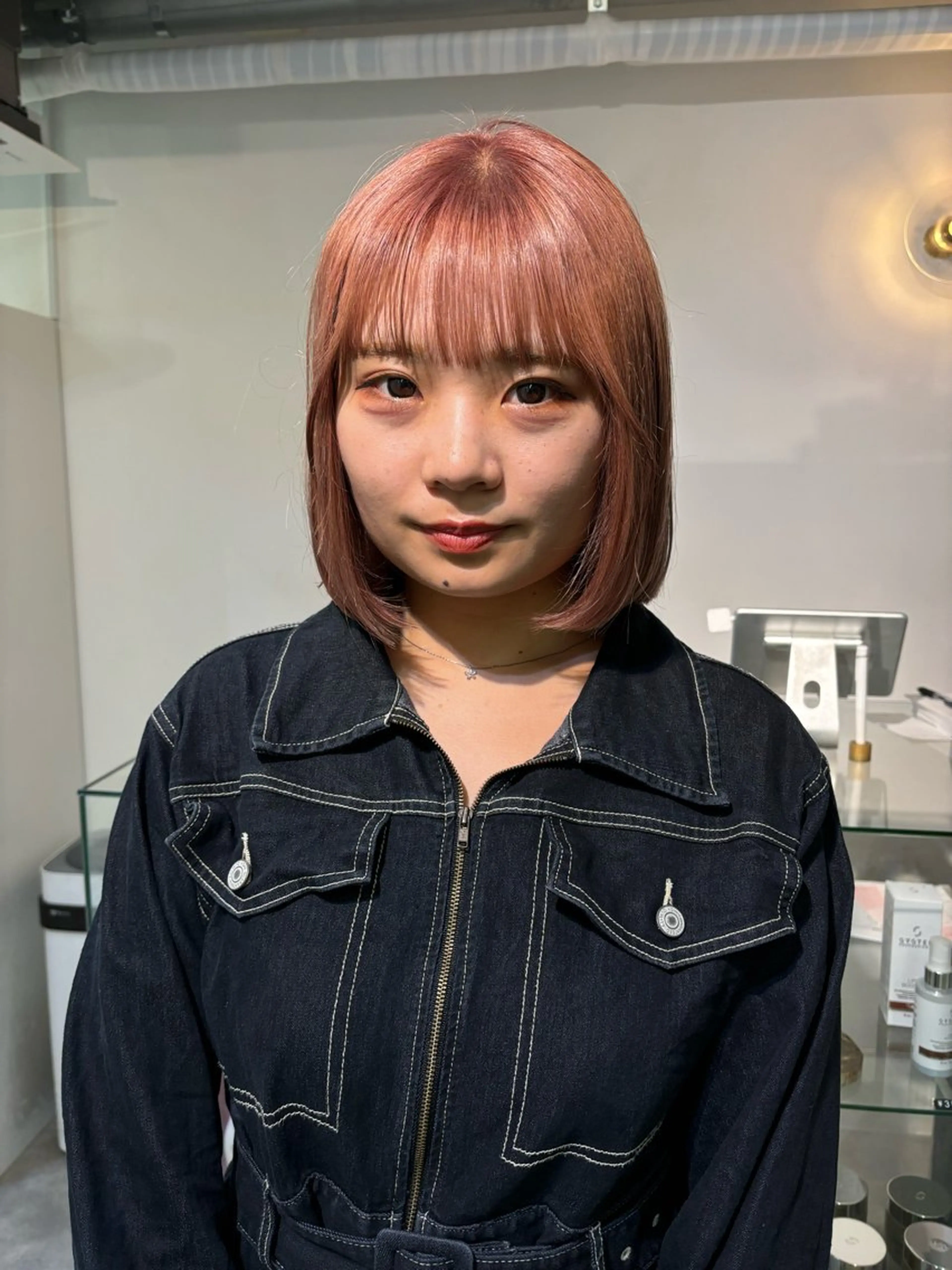 ミディアム カット sakura🌸 レイヤー/韓国ヘアのヘアスタイル