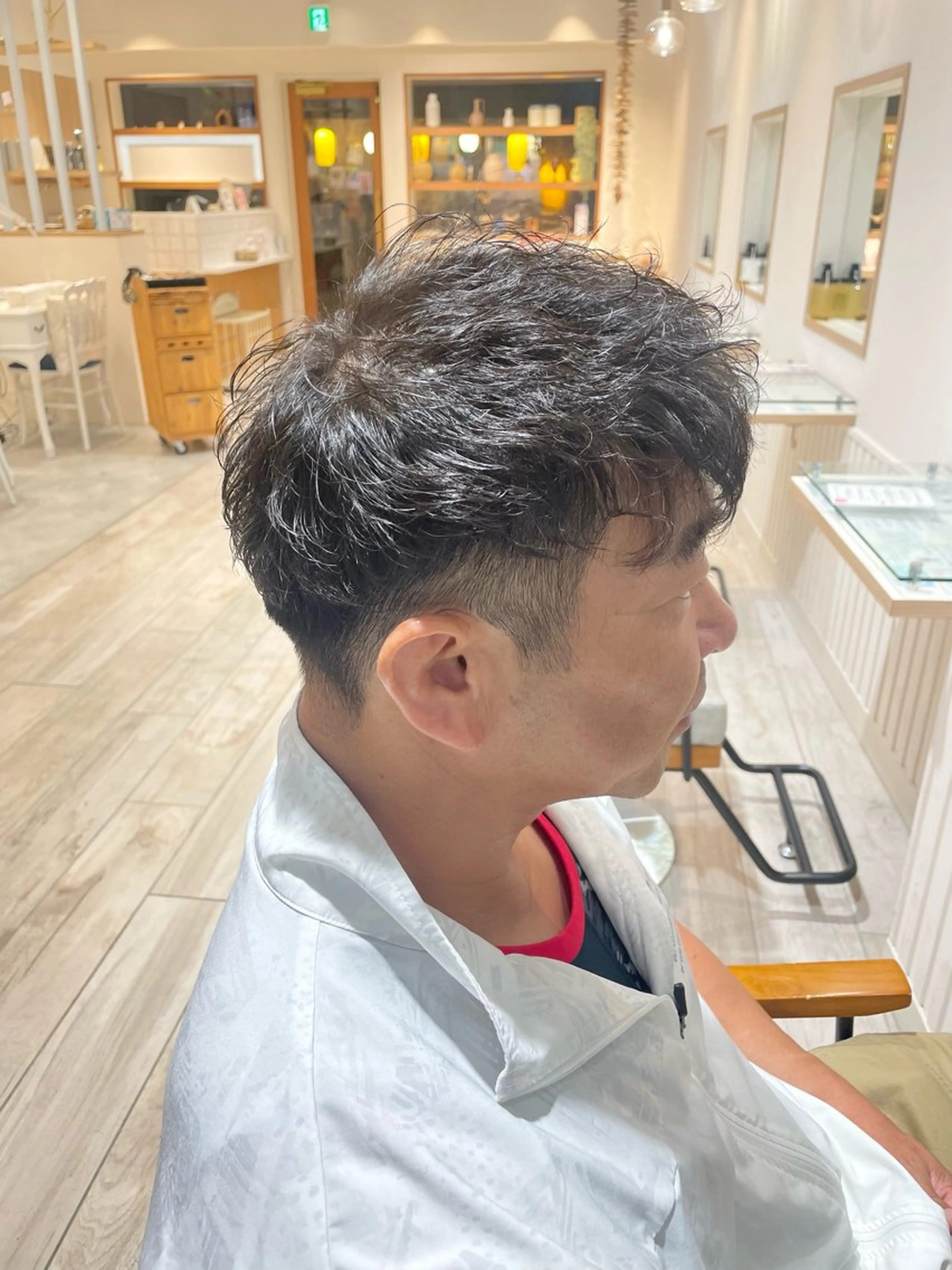 パーマ メンズ 韓国レイヤー/ハイト ーン🎀mizukiのヘアスタイル