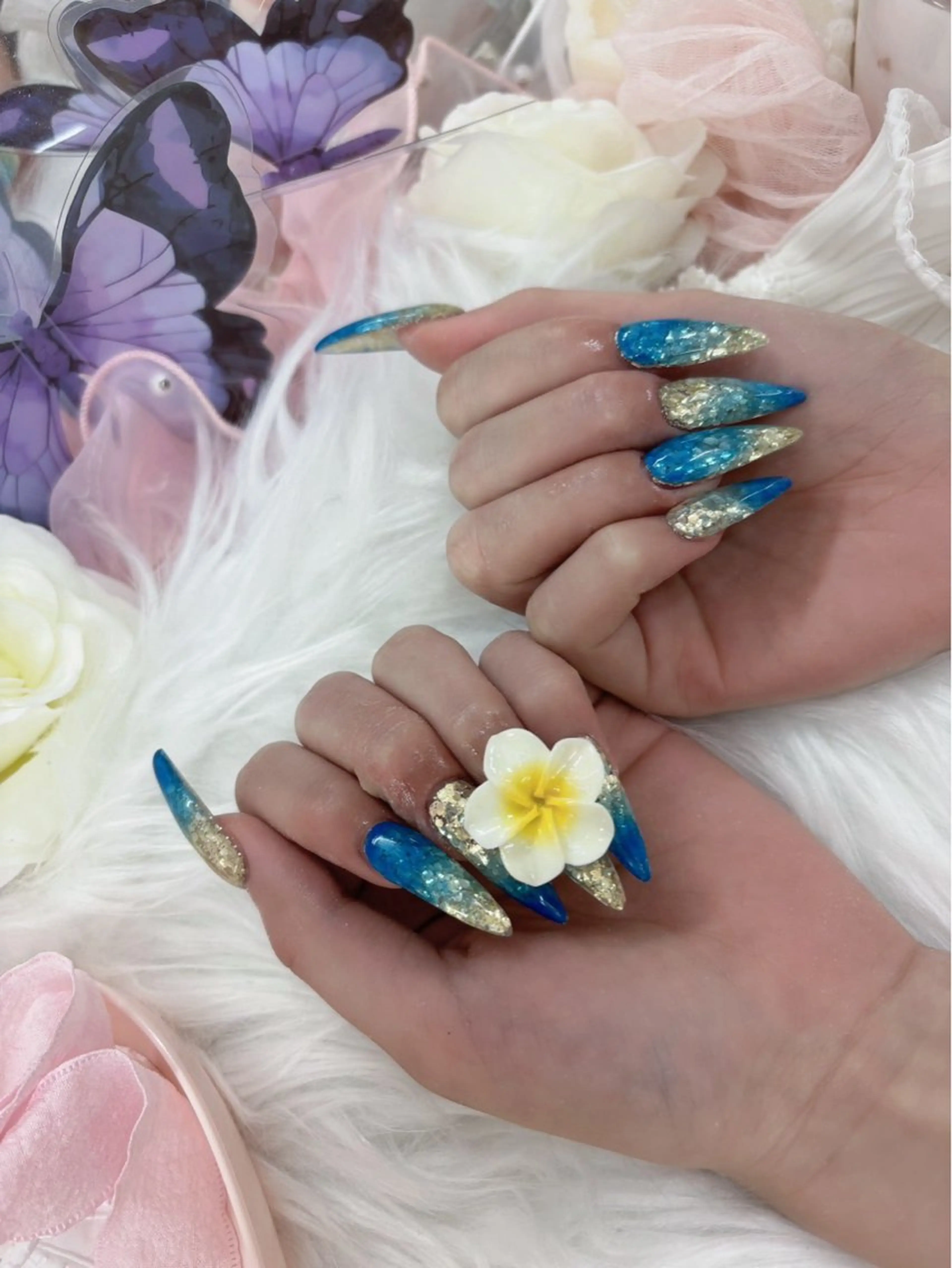 ネイル スカルプネイル ワンホンネイル icy nail れいあのネイルデザイン