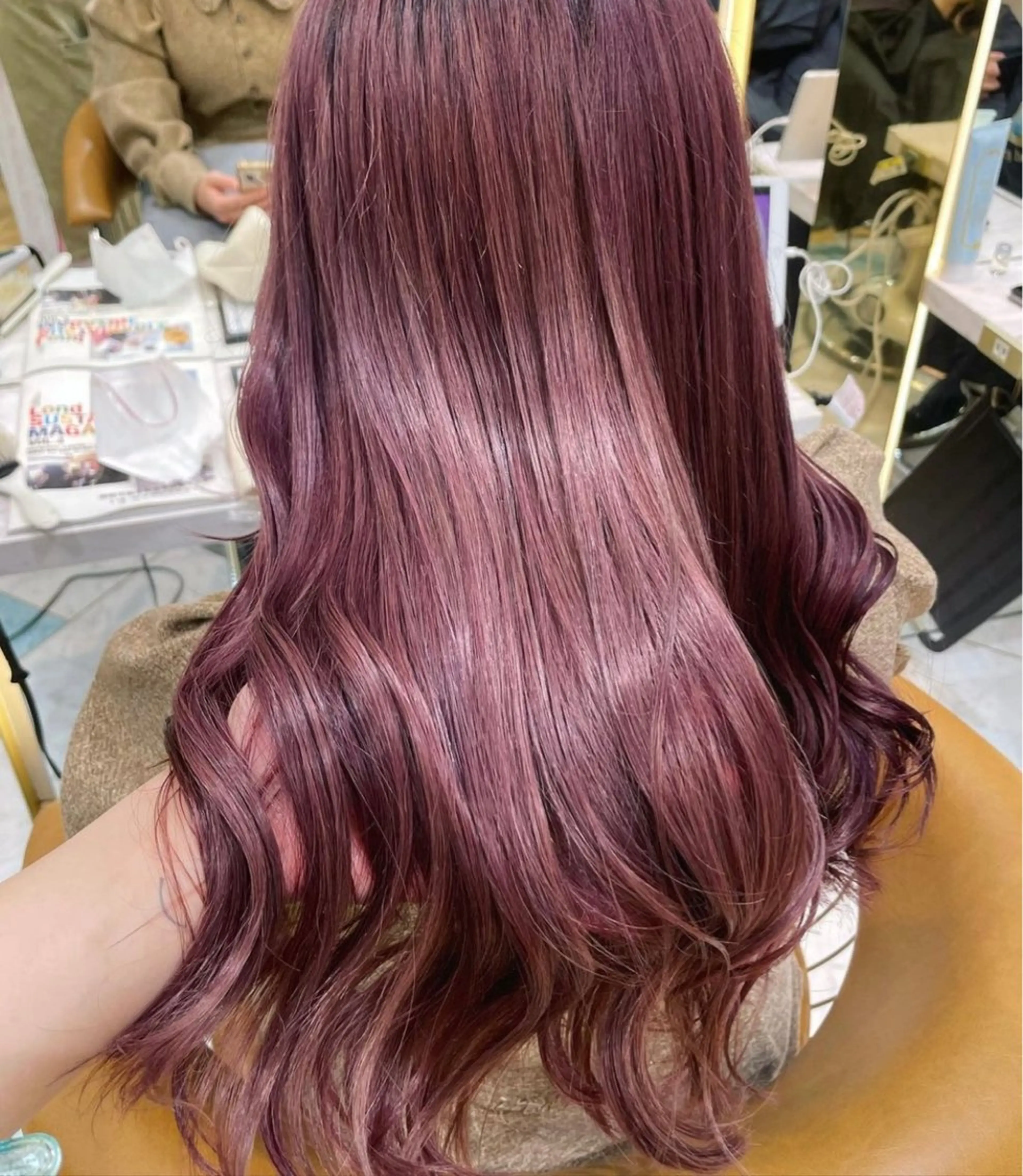 セミロング ♥️透明感×抜け感 ベージュ/佑珠♥️のヘアスタイル