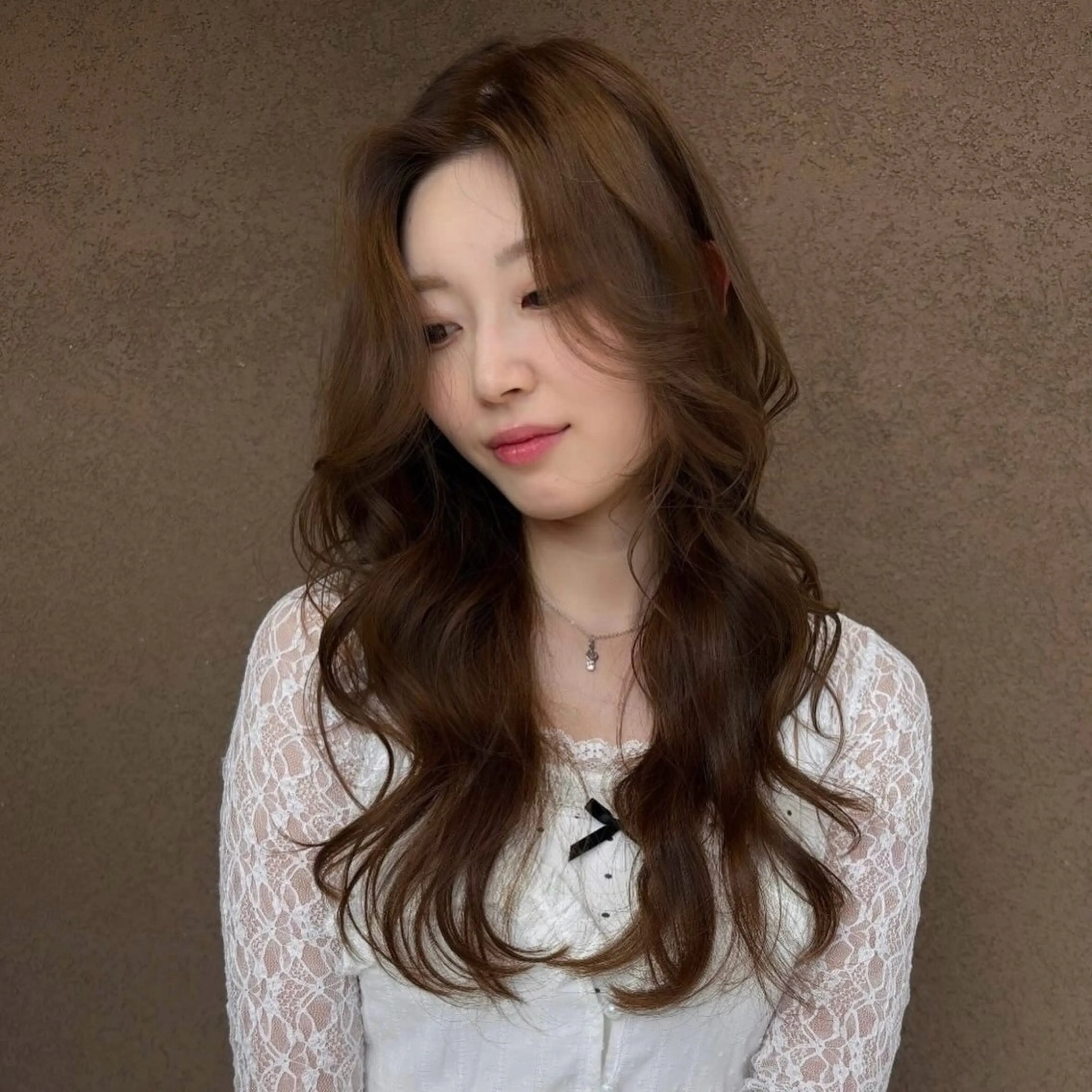 ロング カラー カット ヘアカラー risako🇰🇷 韓国ヘア/レイヤーのヘアスタイル