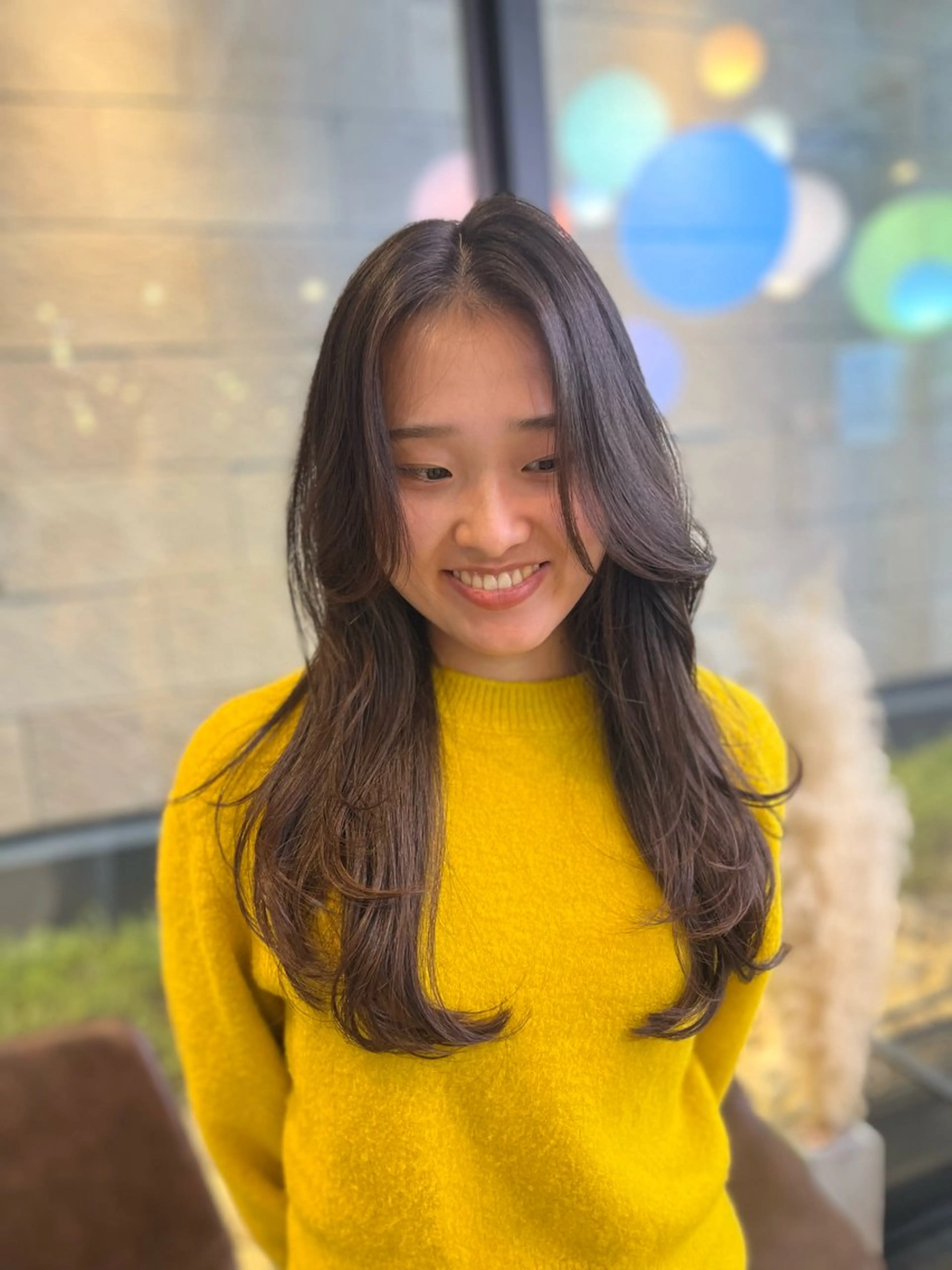 ロング カラー ロングレイヤー レイヤーカット ロング カット ヘアカラー lolonois池田 /レイヤー/郷田遥のヘアスタイル