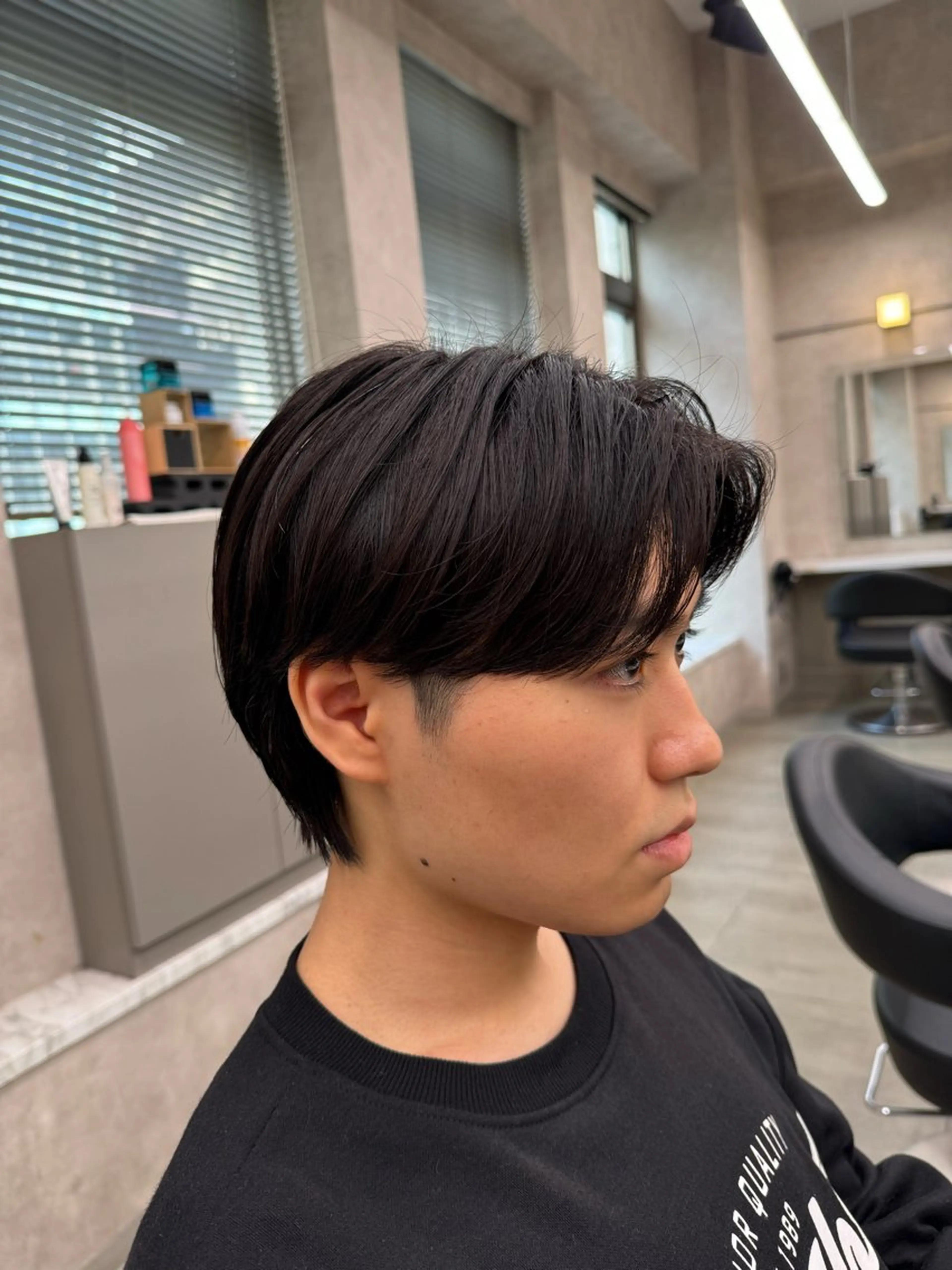 ショート パーマ ヘアアレンジ メンズ メンズパーマ ニュアンスパーマ カット パーマ トリートメント ヘッドスパ ヘアセット 顔まわりカット の達人のヘアスタイル