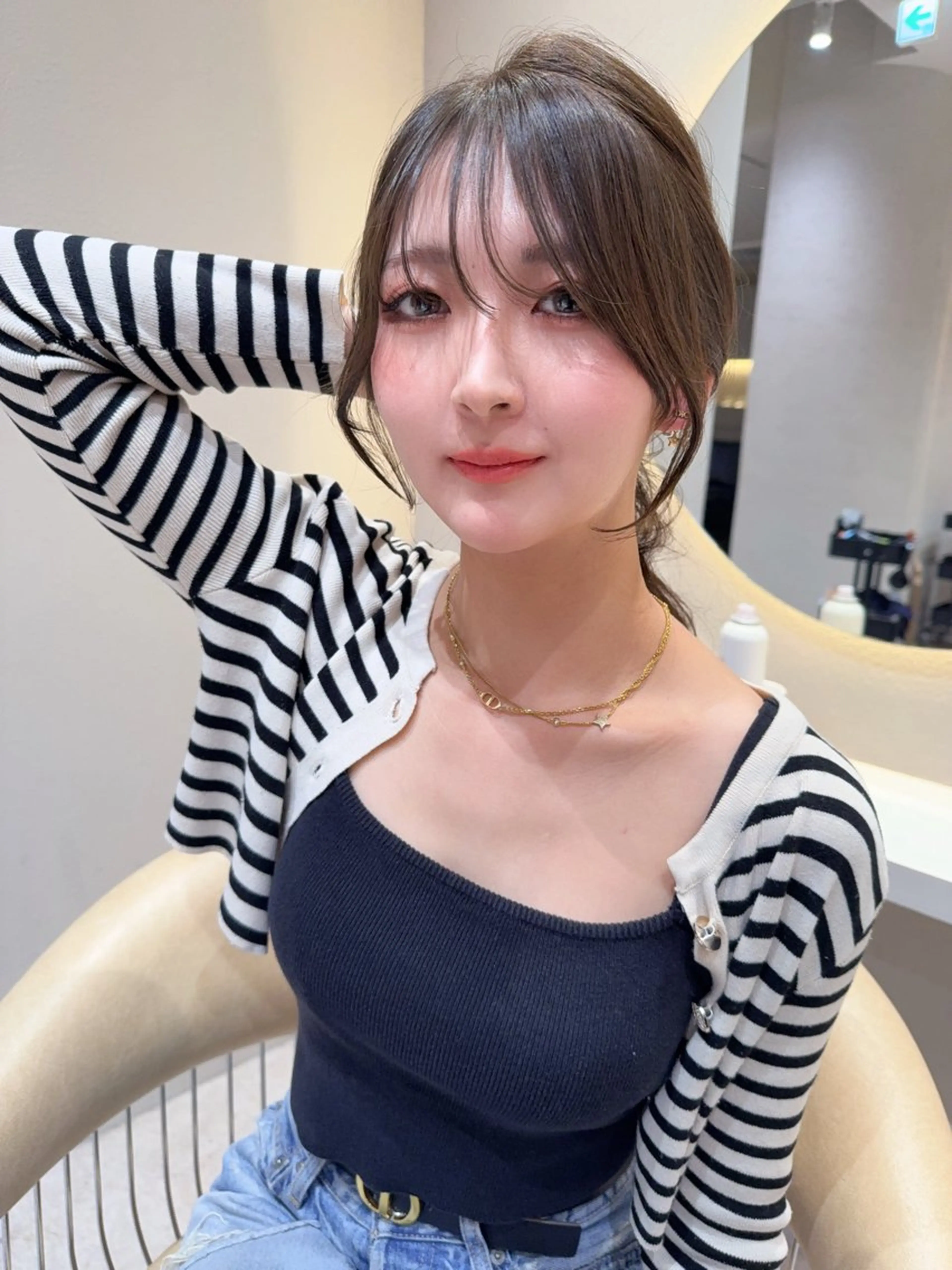 ロング カラー カット ヘアカラー トリートメント レイヤー❣️縮毛矯正 川村利幸のヘアスタイル