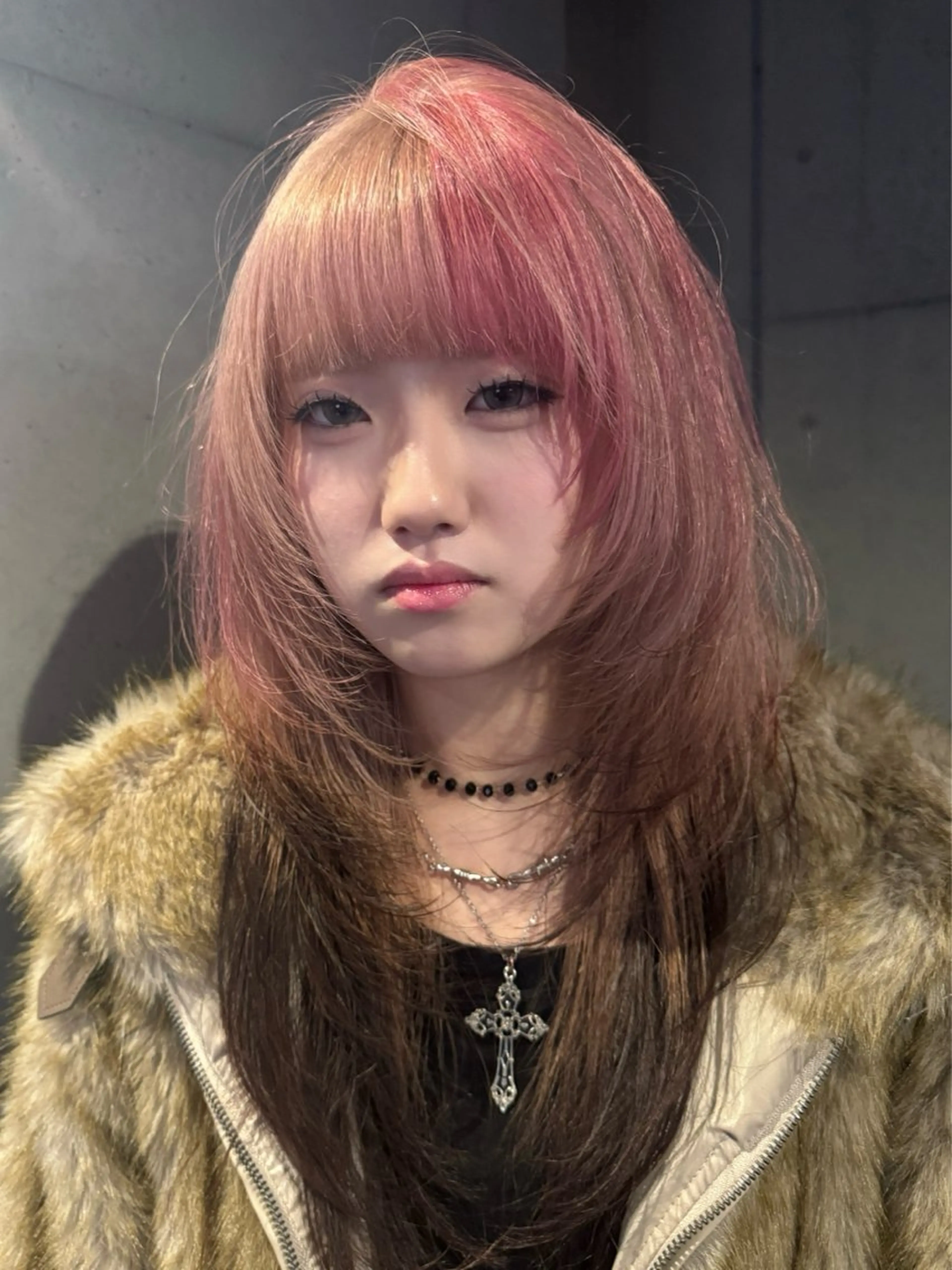 ロング カラー カット ヘアカラー トリートメント だいち/ハイトーン/ デザインカラーのヘアスタイル