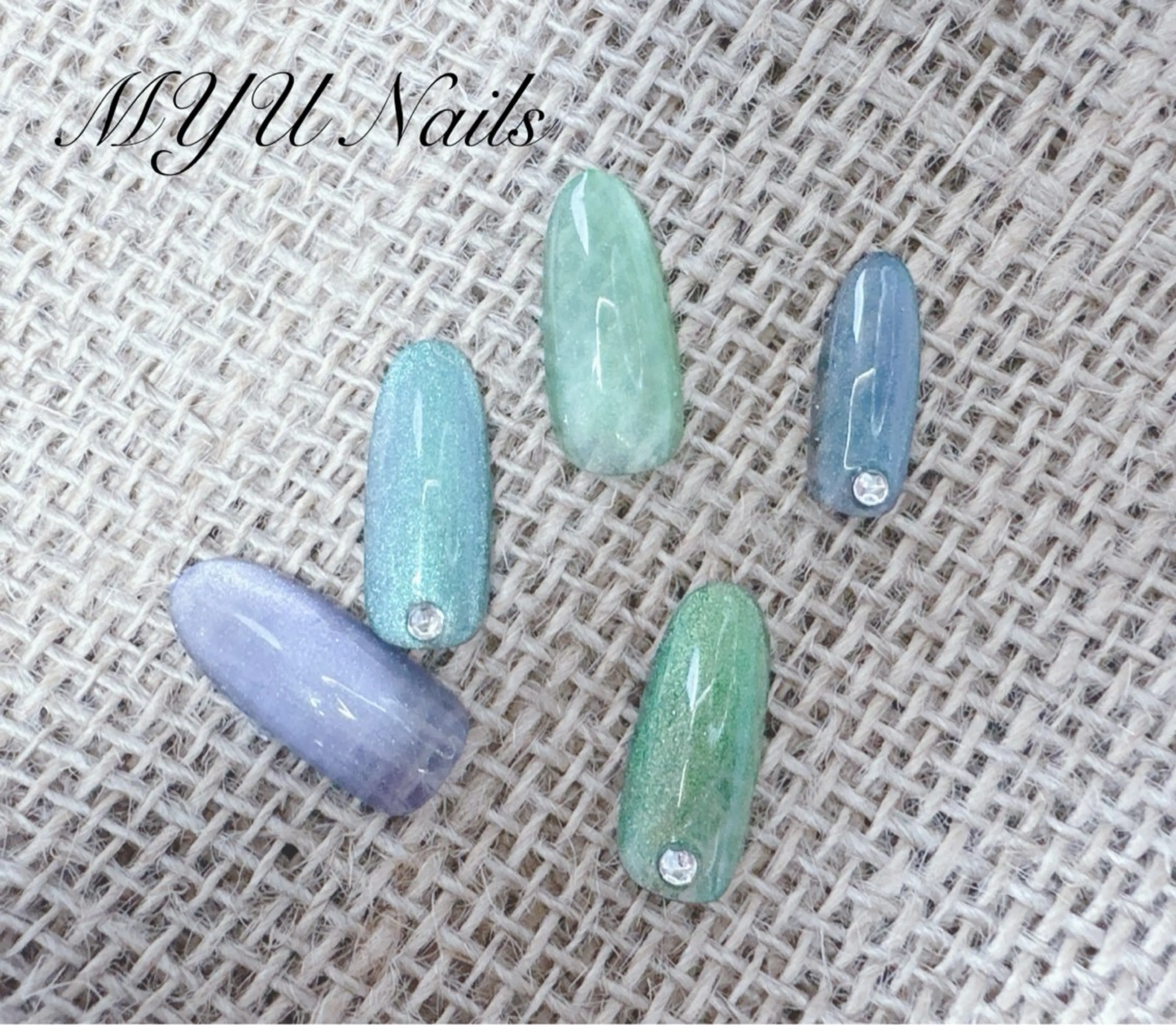 ネイル ジェルネイル 持ち込み パラジェル ハンドネイル MYU Nails所属・MYU Nailsのネイルデザイン