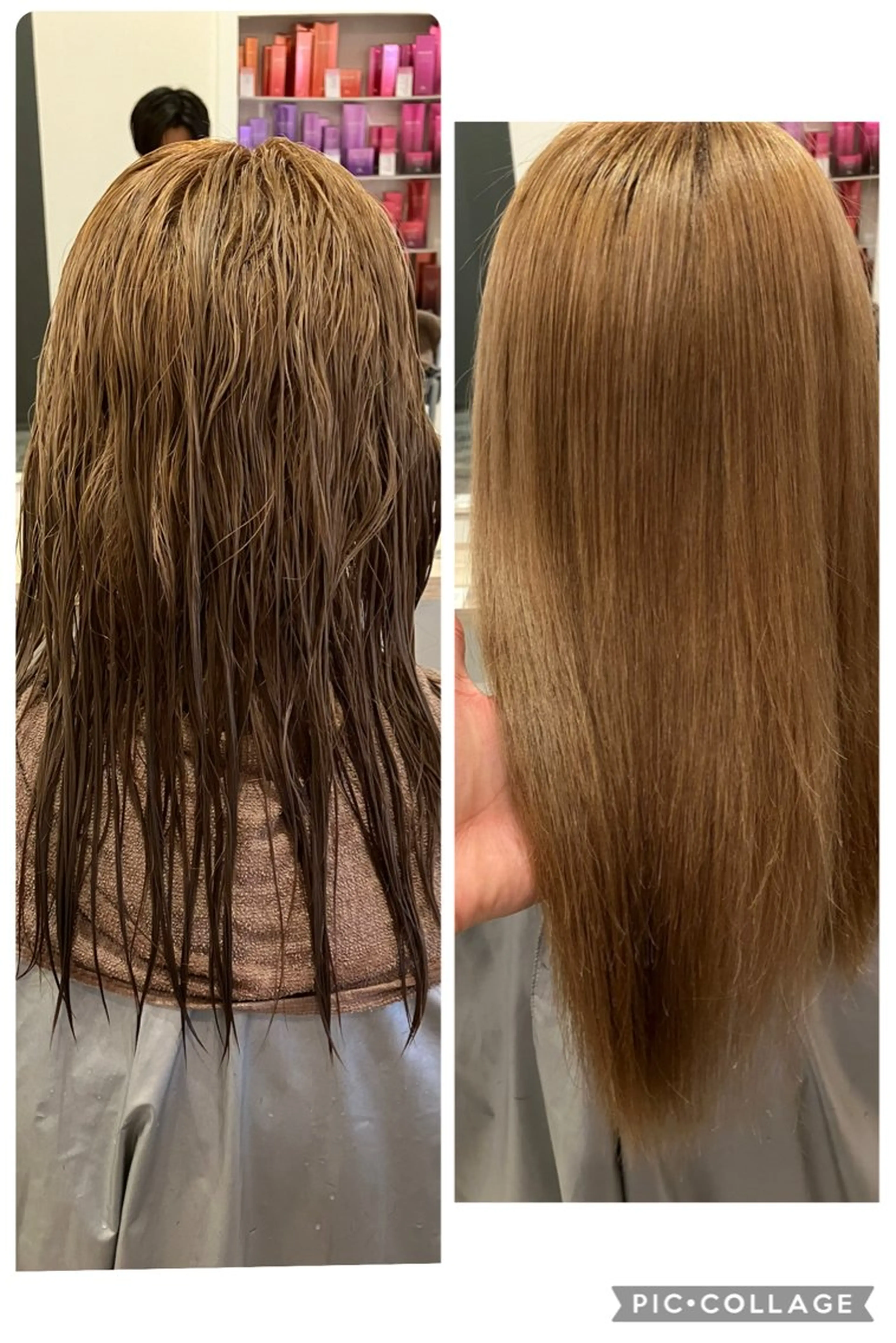 ⭐️顔周りブリーチ毛縮毛矯正+カラー+トリートメント⭐️の写真