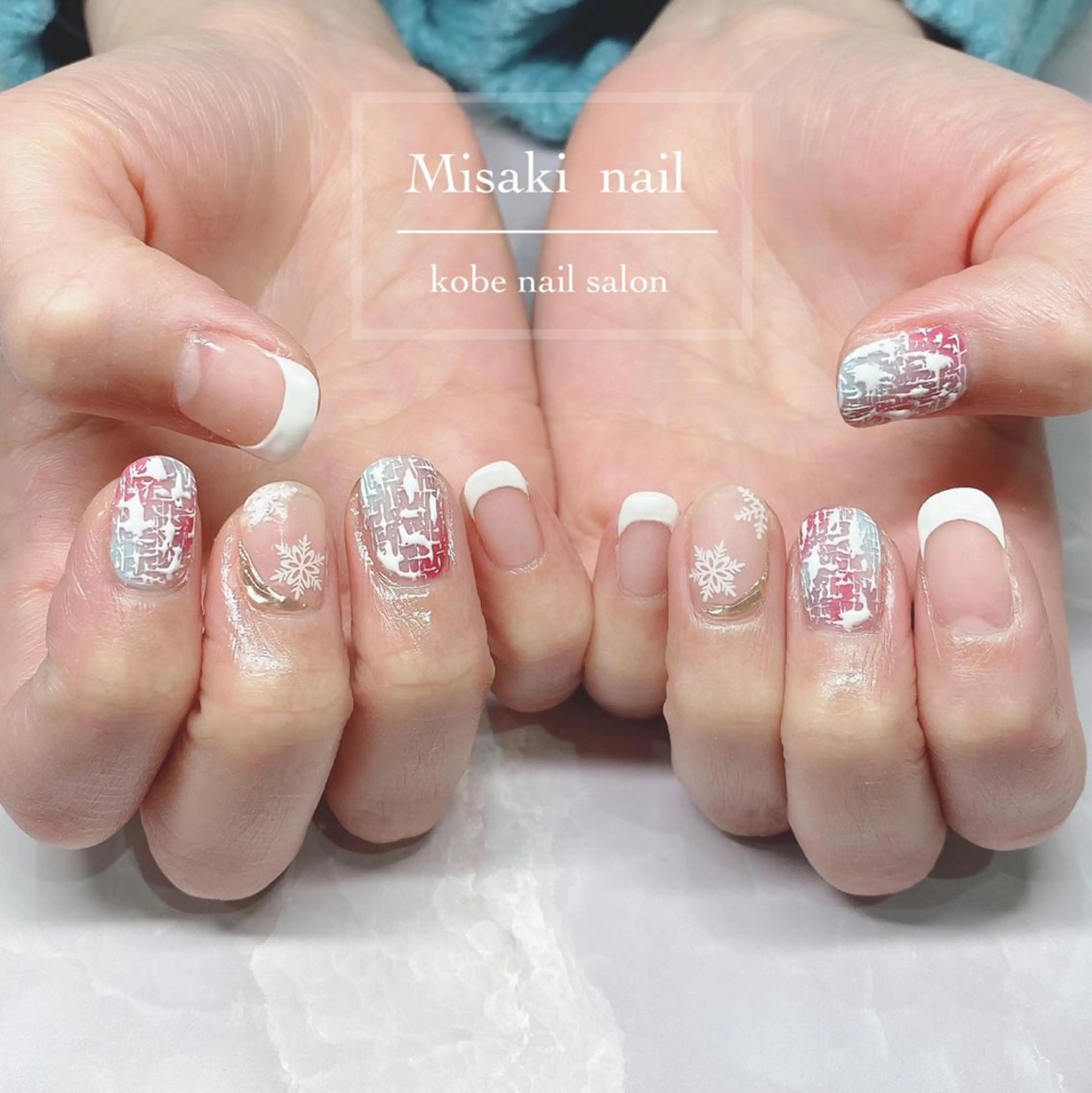 ネイル 韓国ネイル ワンホンネイル ハンドネイル nailsalon miinailsのネイルデザイン