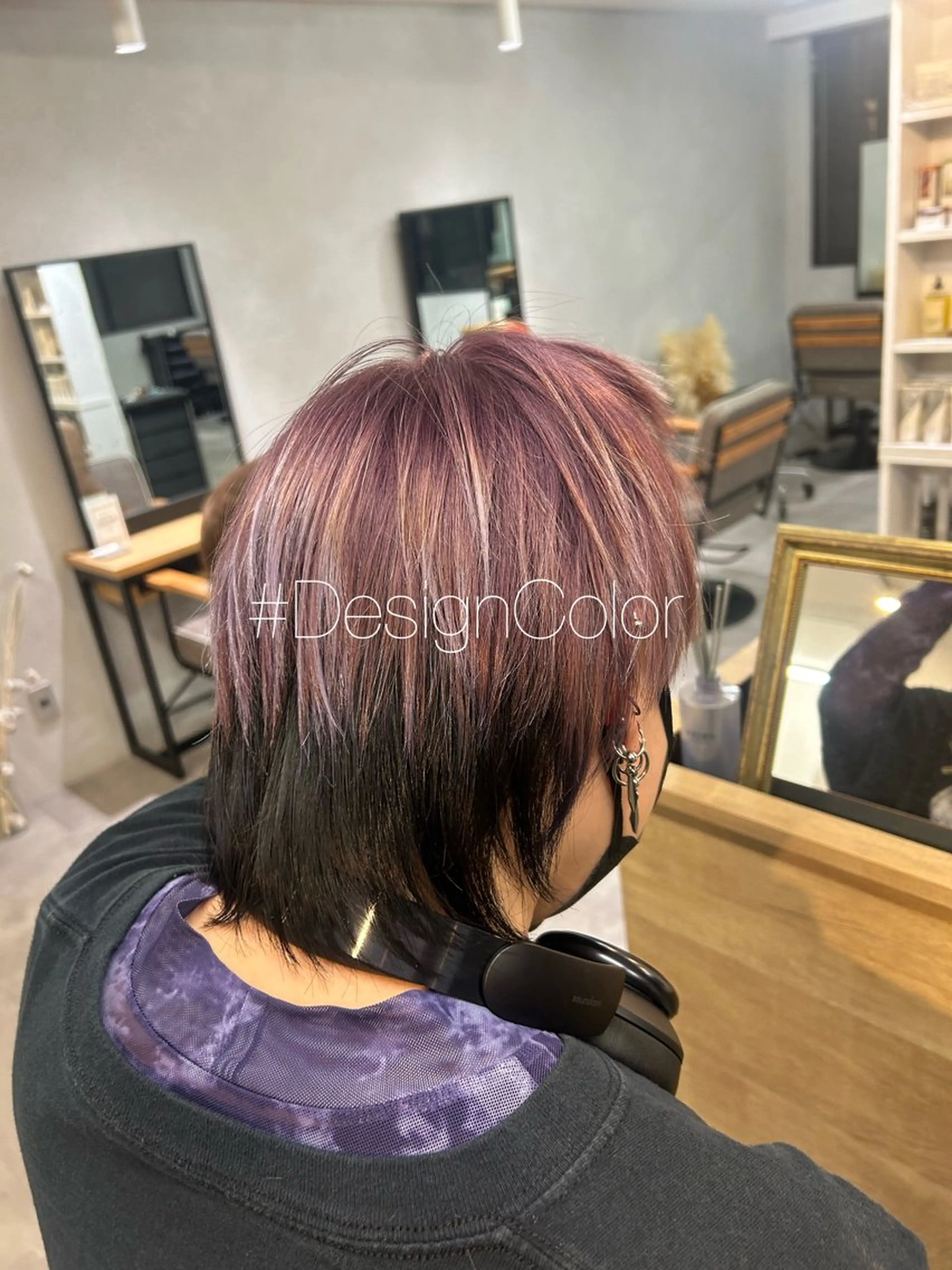 ショート カラー ブリーチ デザインカラー カット ヘアカラー トリートメント 暖色･似合わせカラー (廣石沙英🎀)のヘアスタイル