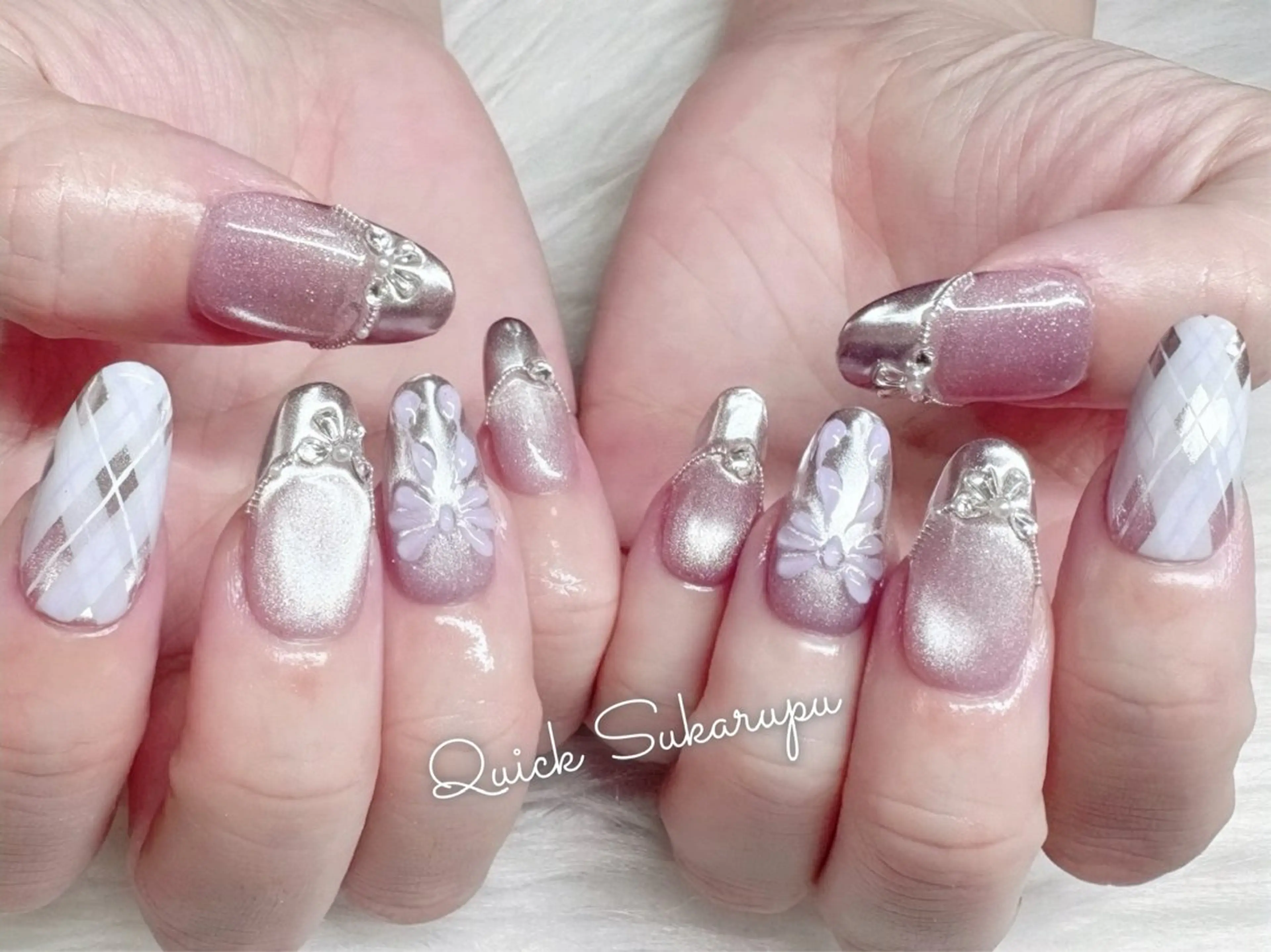 ネイル ハンドネイル Quick Sukarupu 高田馬場店所属・Quick Sukarupuのネイルデザイン