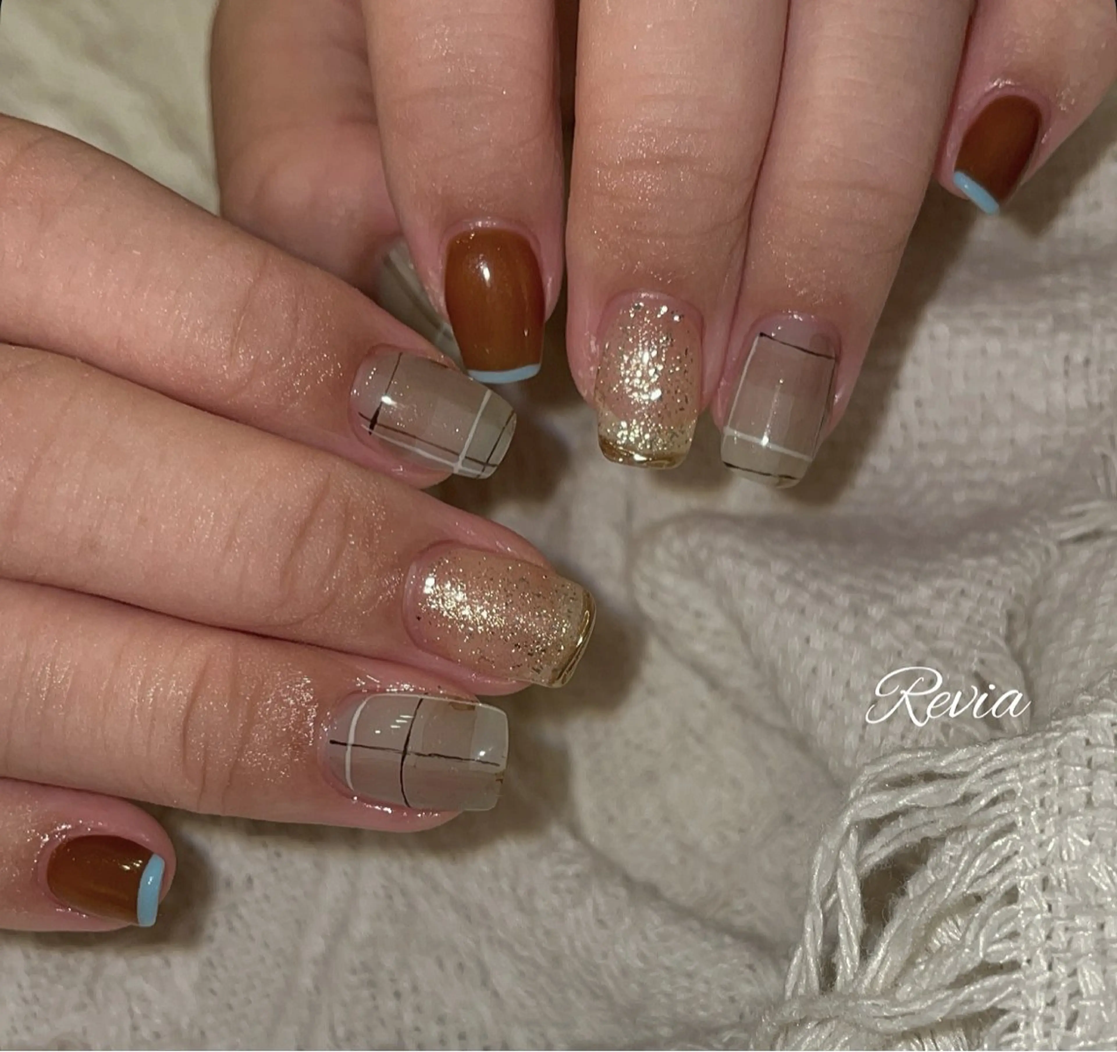 ネイル ハンドネイル revia所属・ERI Nailistのネイルデザイン