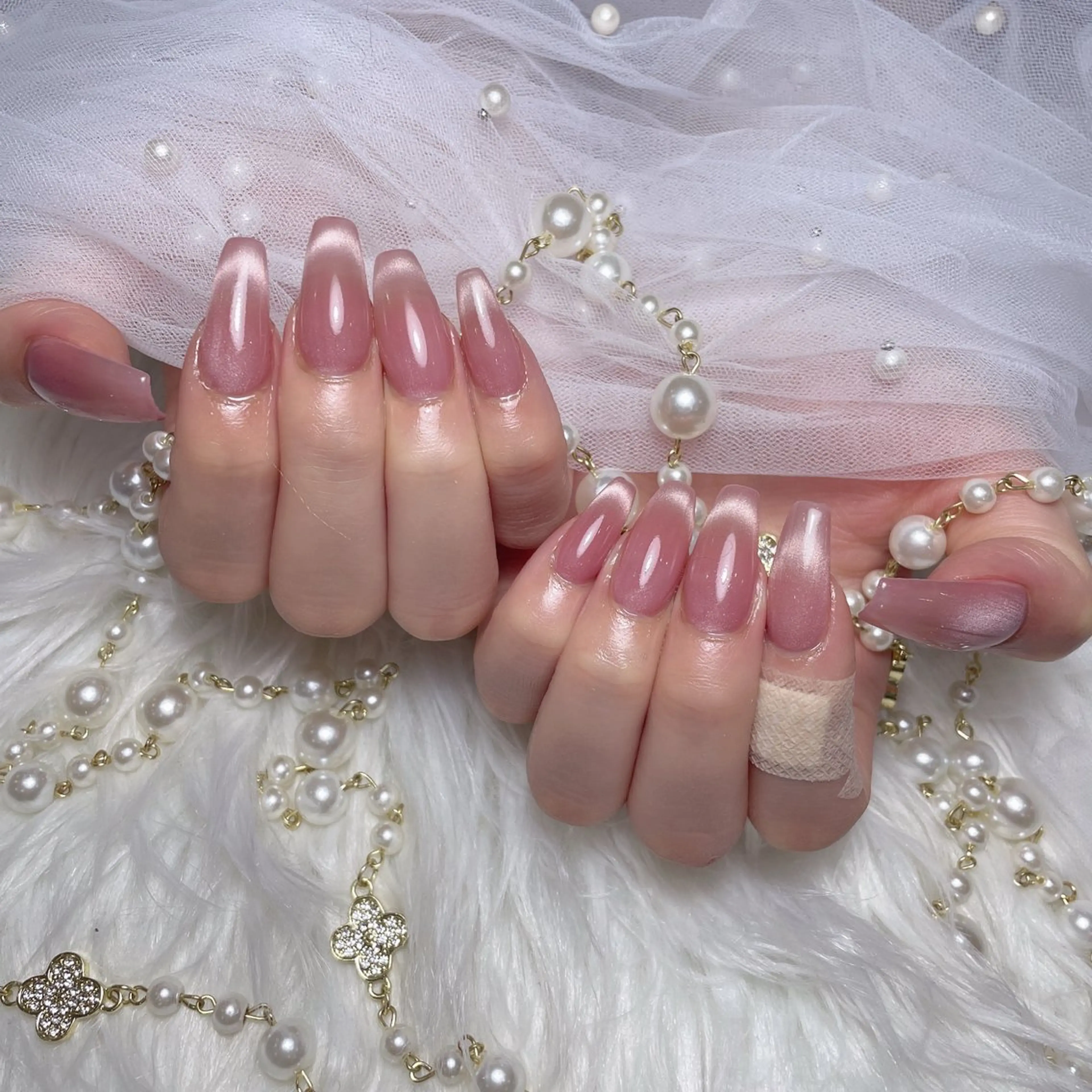 ネイル マグネットネイル マグネットワンカラー ワンカラーネイル ネイルチップ M2 beauty Hoshinaのネイルデザイン