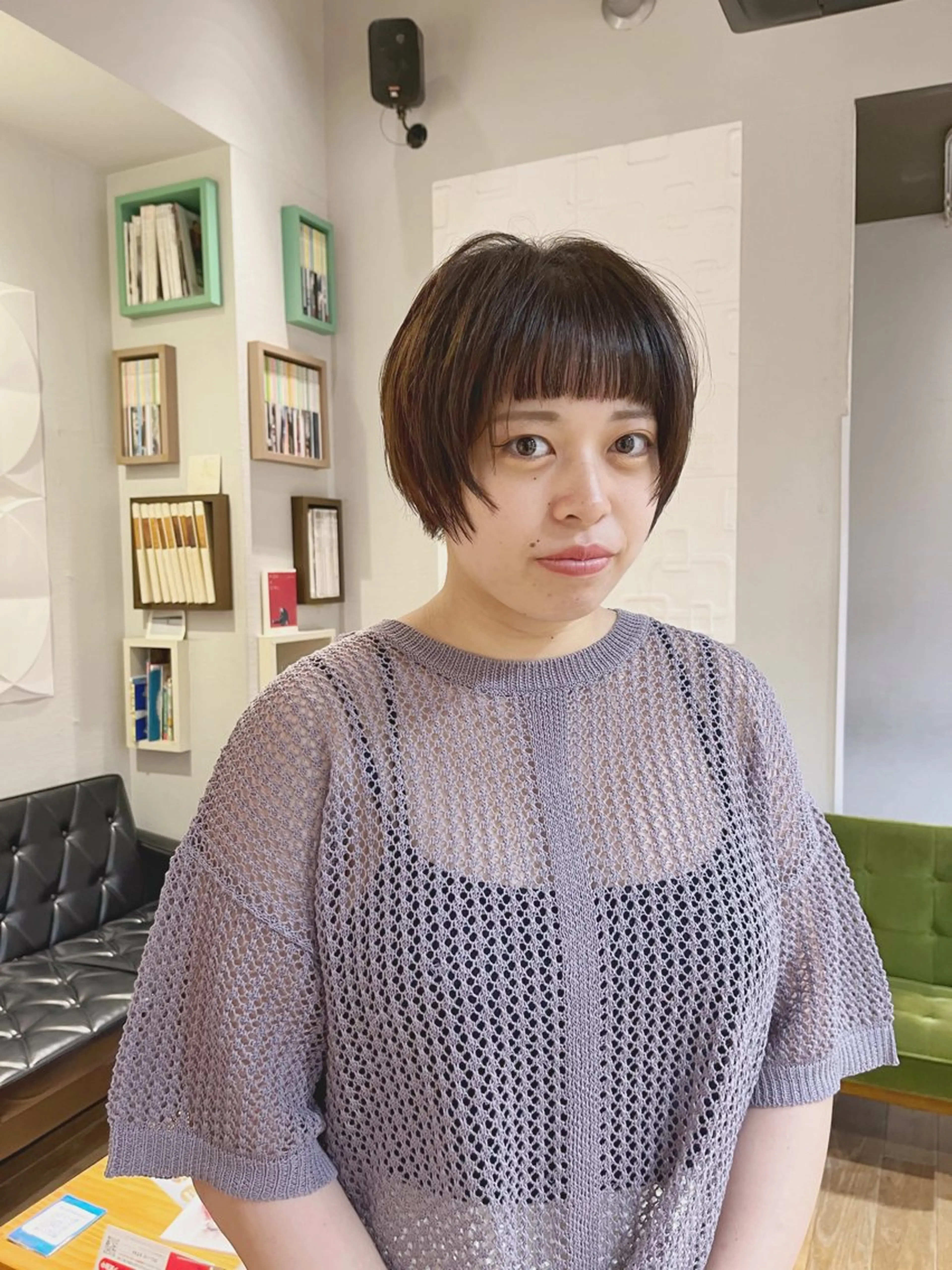 ショート オン眉 ショートヘア kawai rihoのヘアスタイル