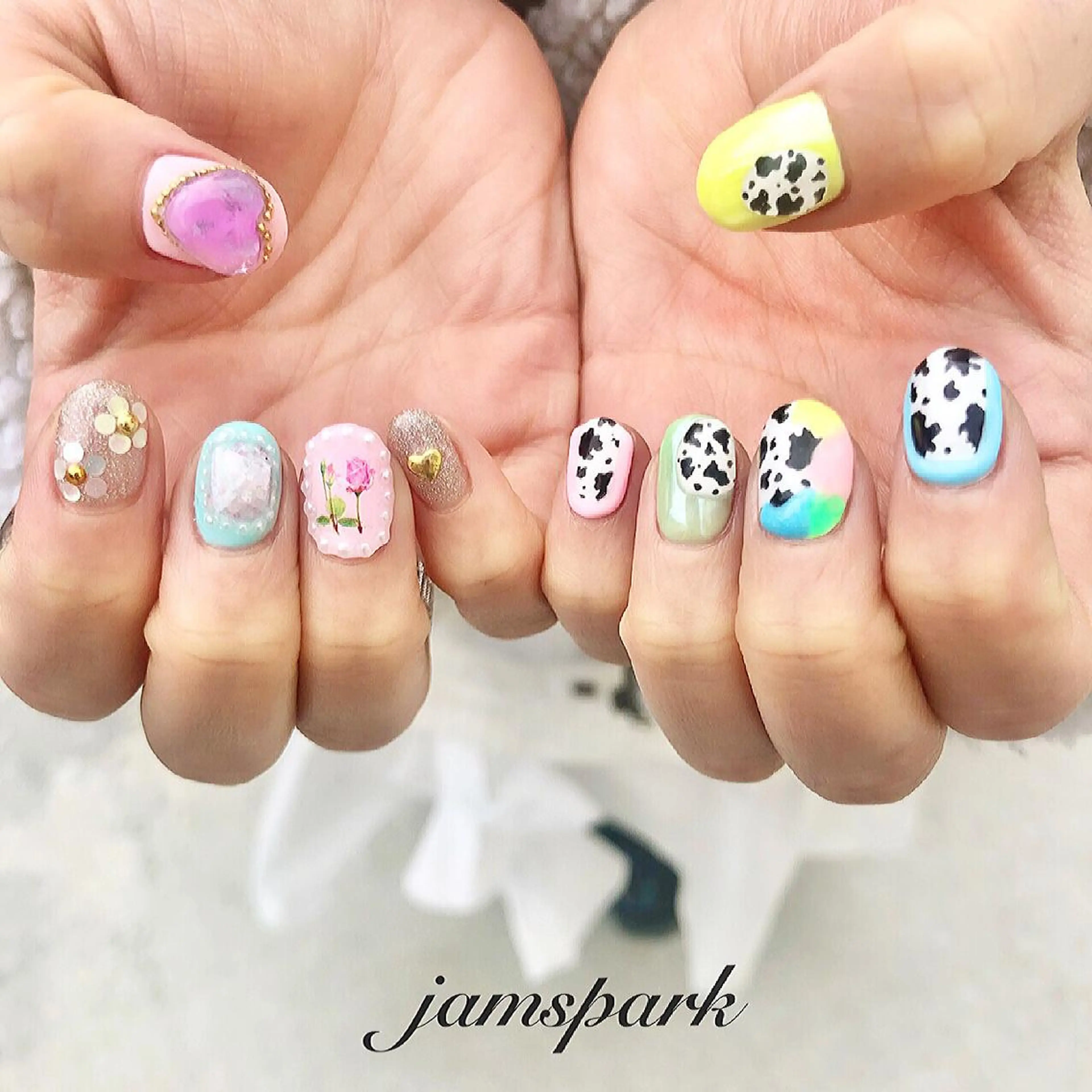ネイル アートネイル ハンドネイル jamspark ✨のネイルデザイン