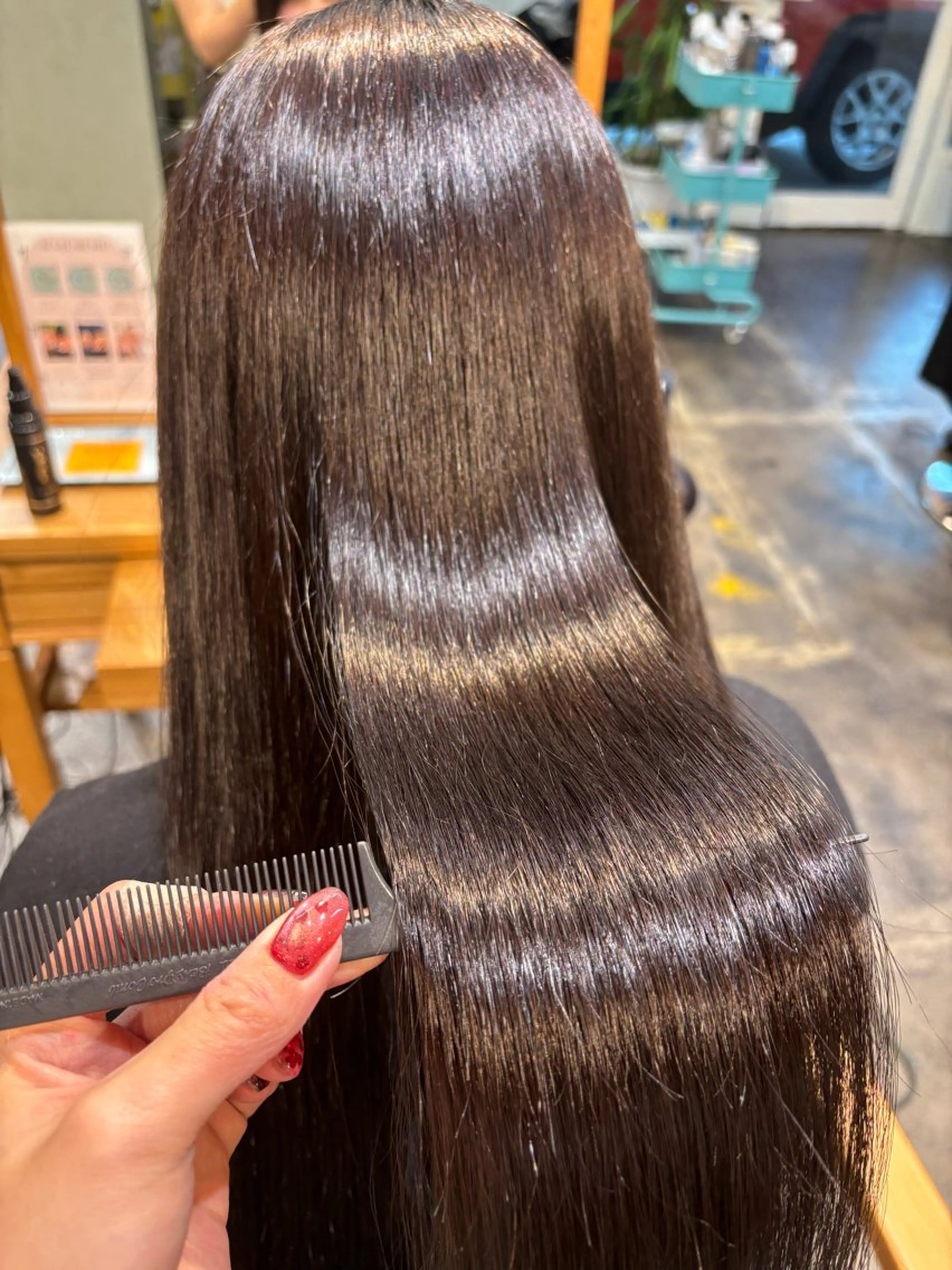 【半額以下✨】髪質改善カラー(髪質改善ストレート&カラー)の写真