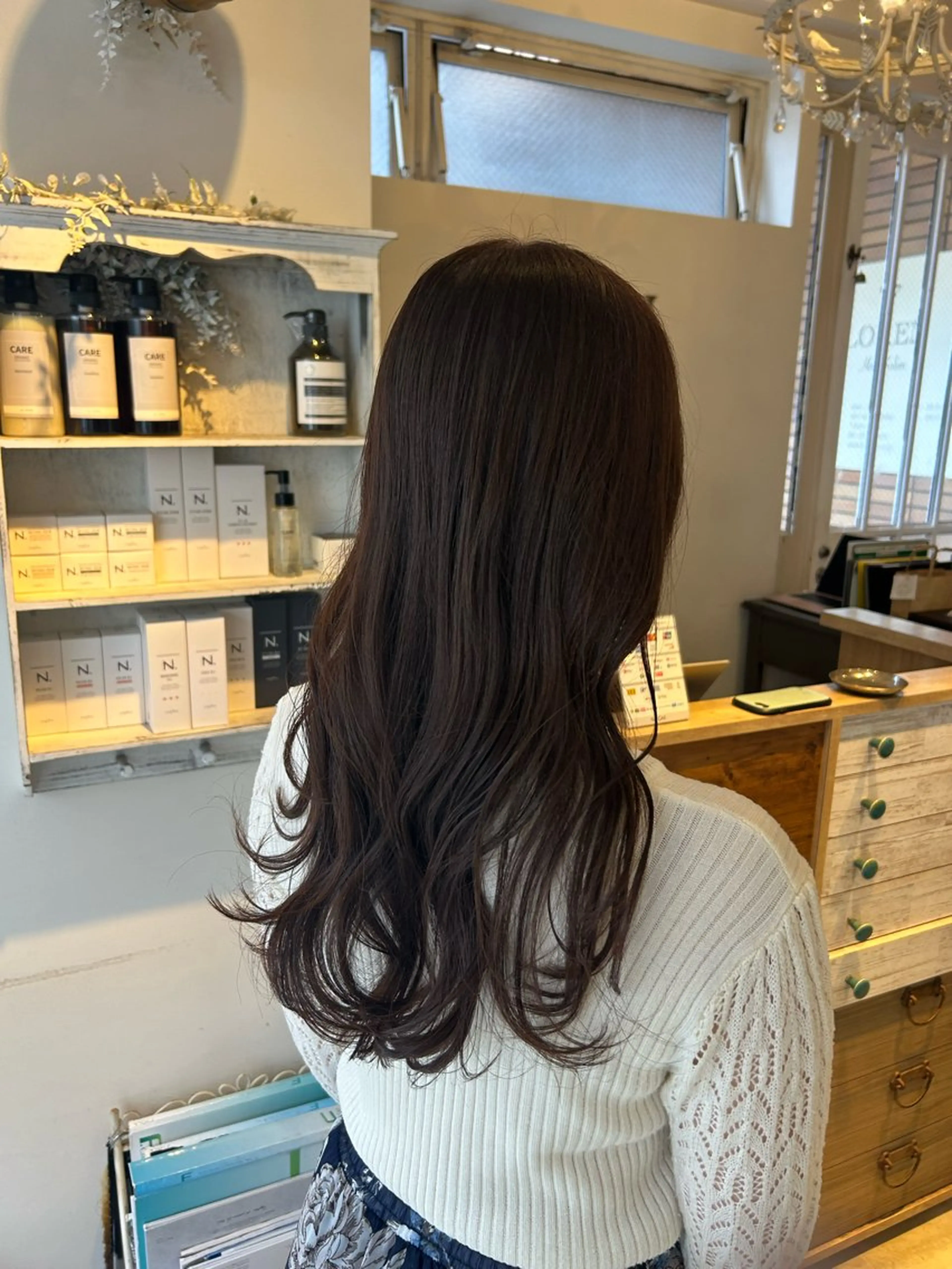 ロング カラー ヘアカラー トリートメント LOREN jiyugaoka所属・山本美月🍒艶カラー 🍒暖色カラーのヘアスタイル