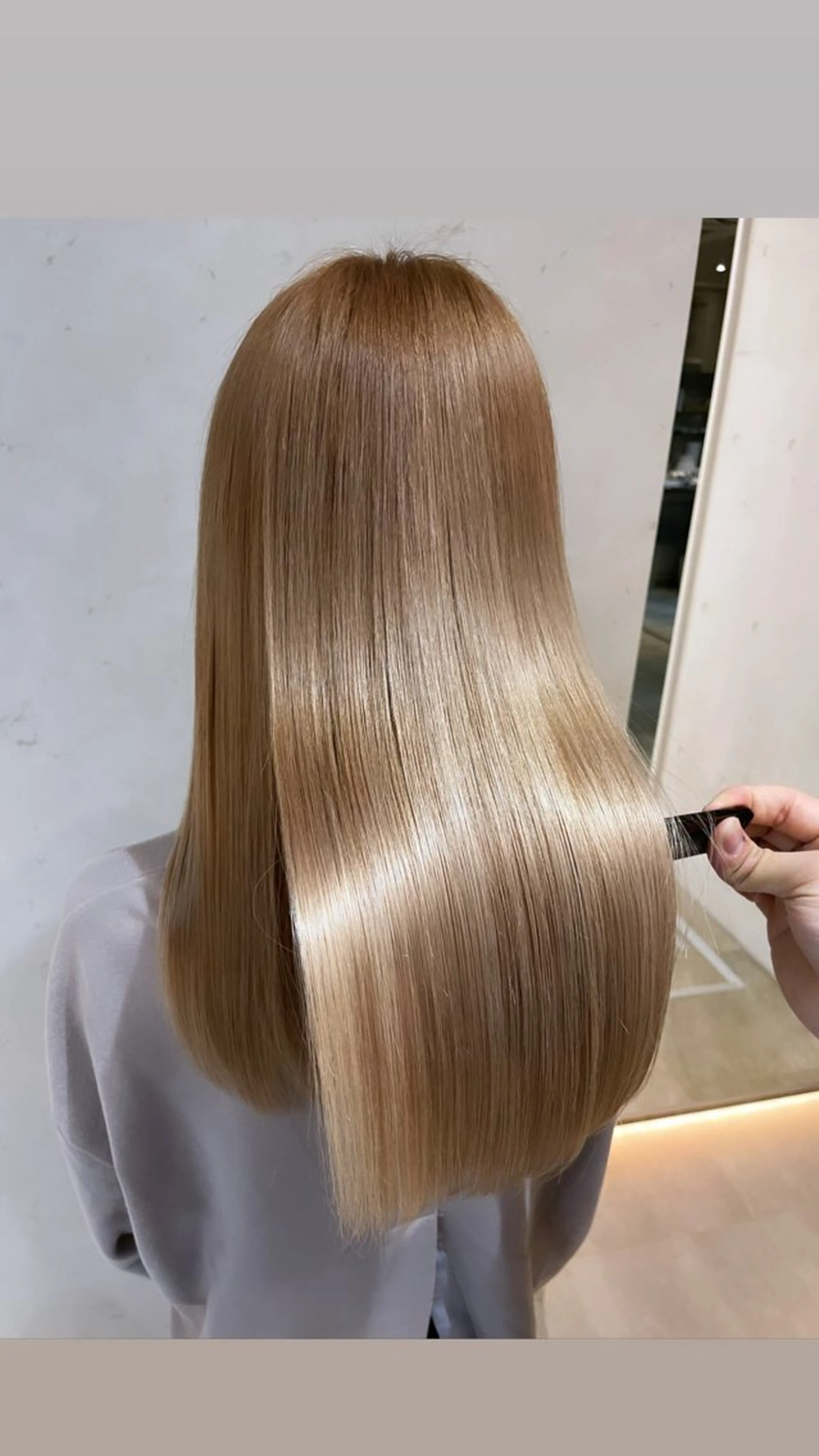 セミロング カラー Hair relax  spa Beige所属・🎀 Ririka🎀のヘアスタイル