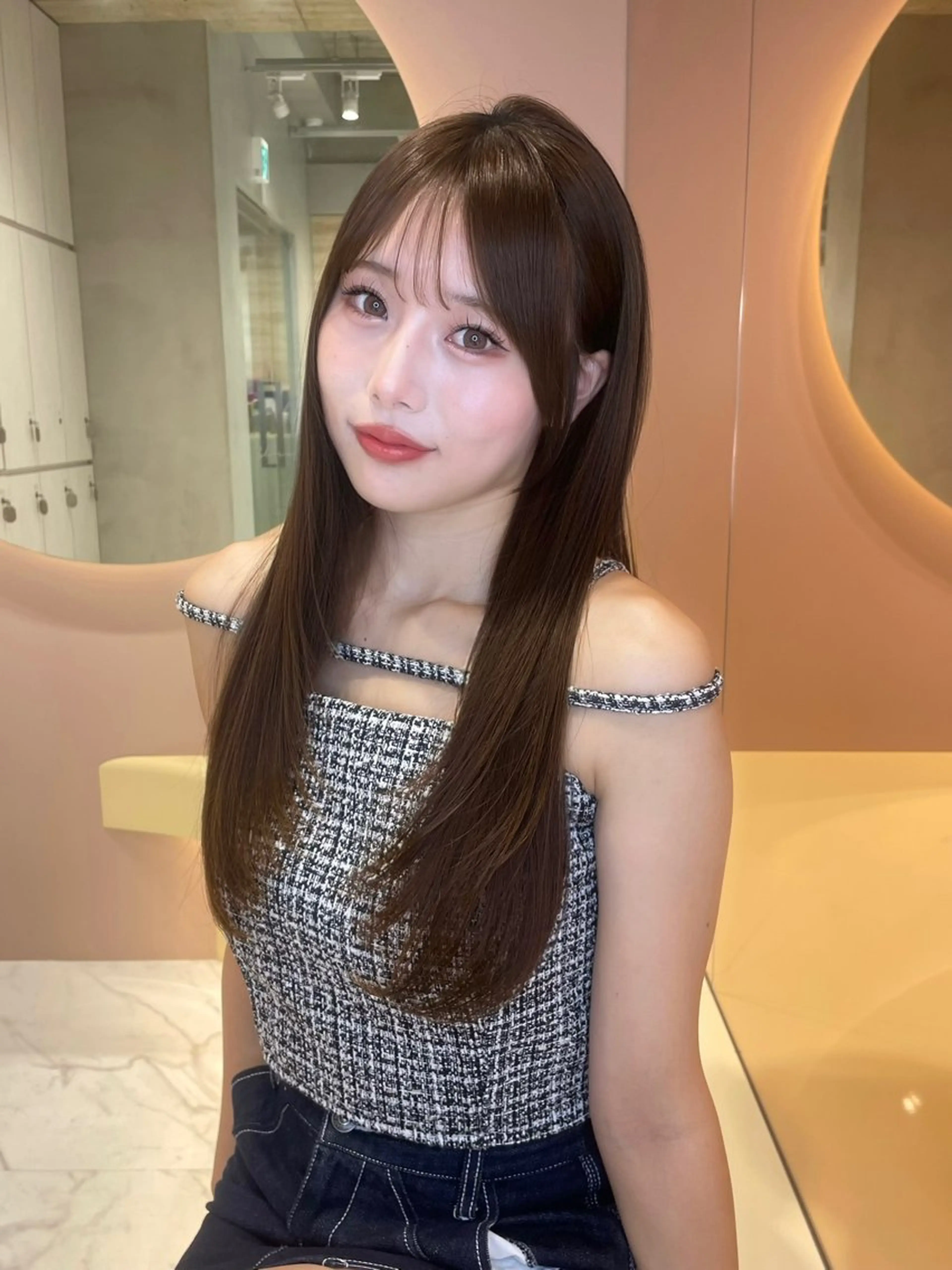 【業界No.1ダメージレス&ツヤ✨️】カット+イノアカラー+1stepトリートメントの写真