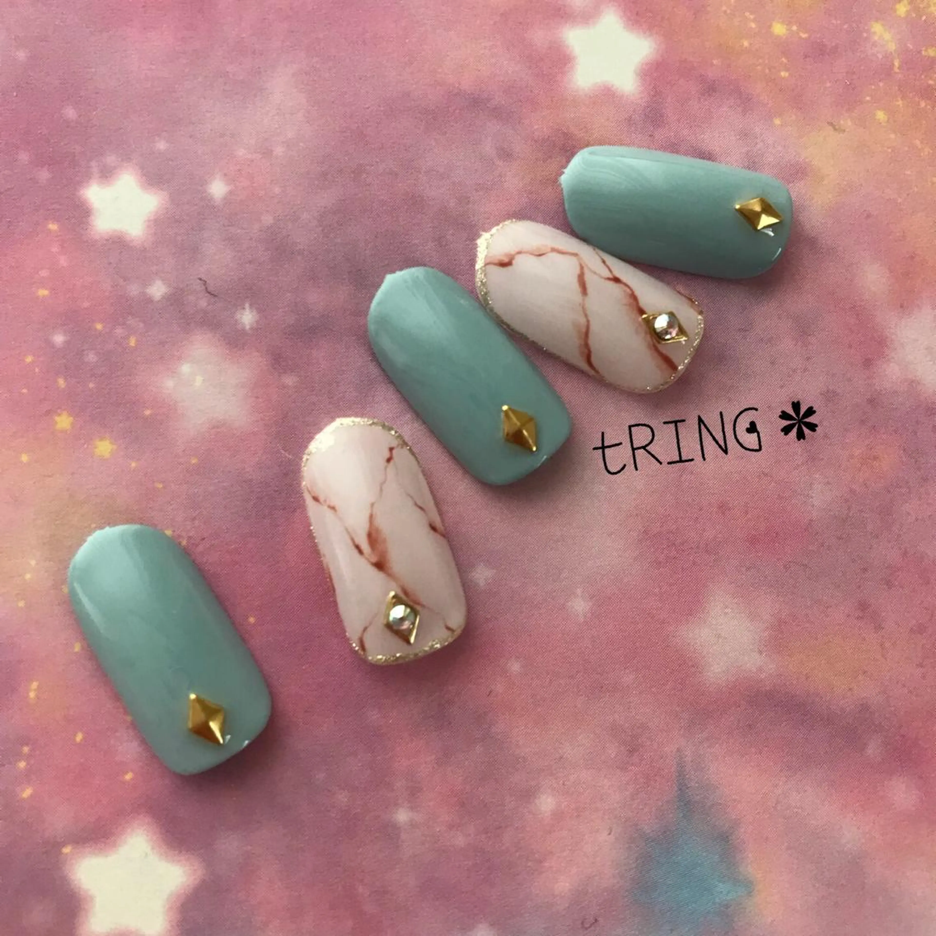 ネイル tRING＊ しいの木台のネイルデザイン