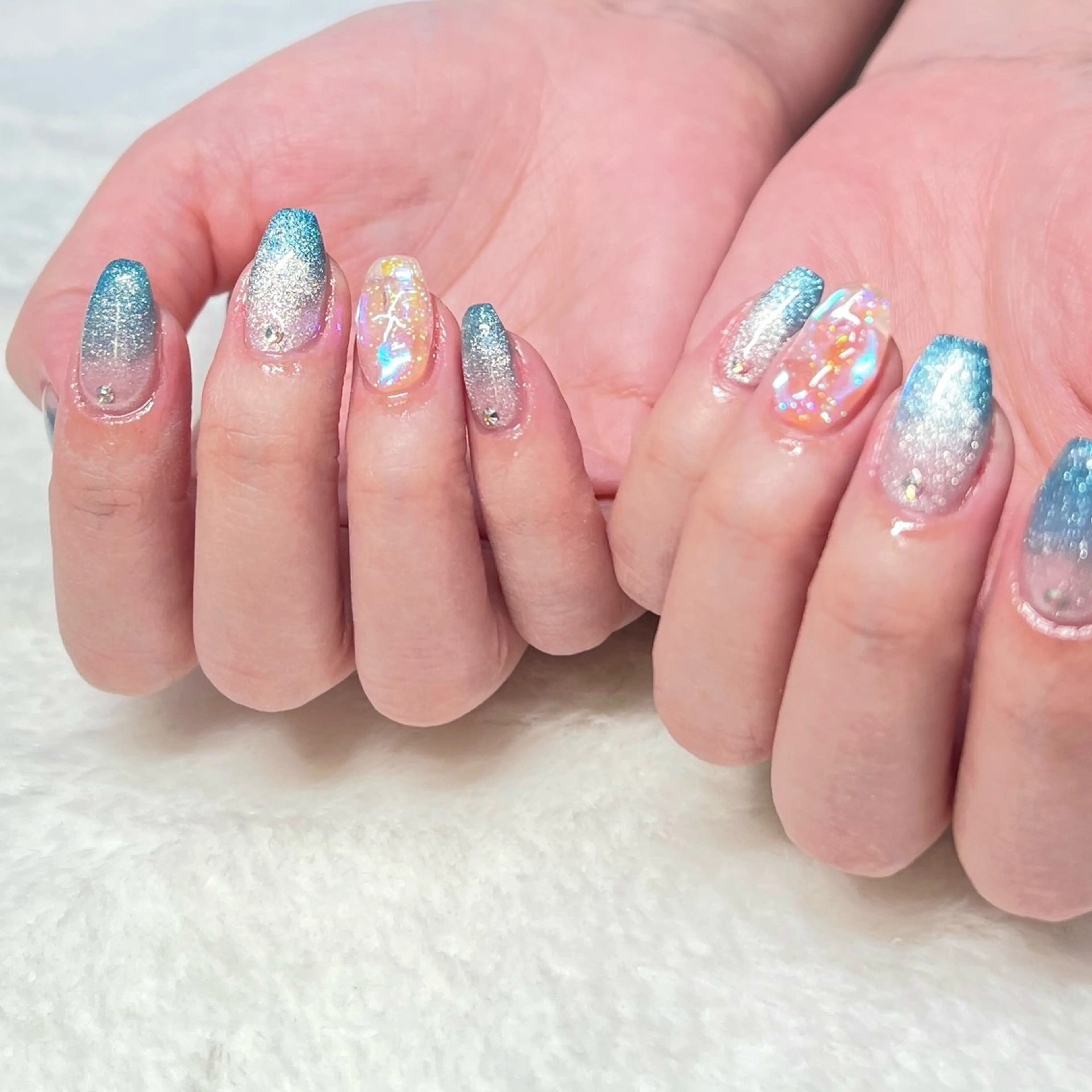 ネイル ハンドネイル ネイリストYuri シェルウェリナ船橋のネイルデザイン