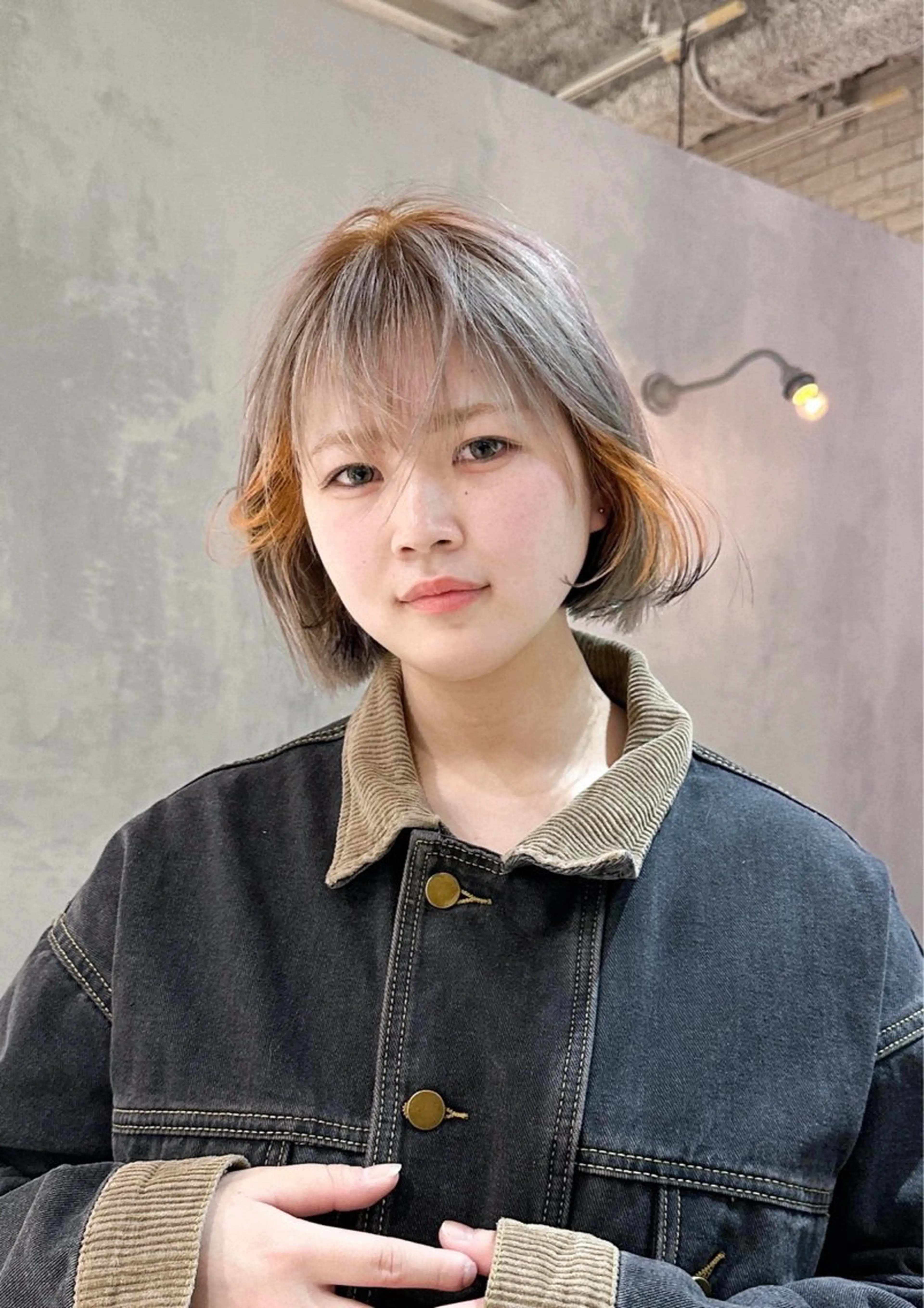 ミディアム カラー ボブ 似合わせカット/南内 しゅうき /✨のヘアスタイル